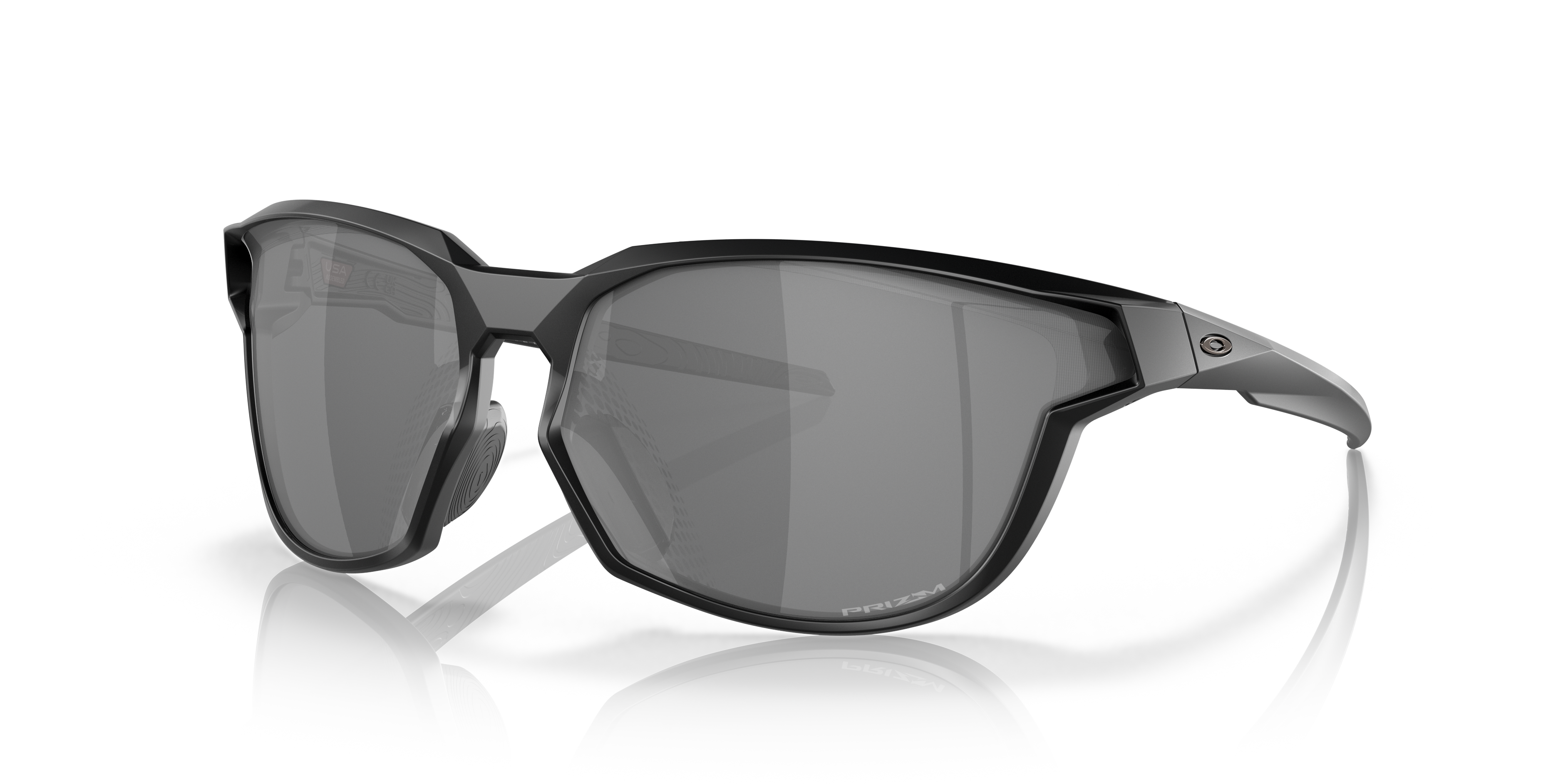 Oakley OO9227 Kaast Men's Oval Prizm Sunglasses - Matte Black Frame