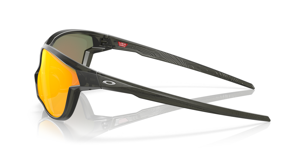 Oakley OO9227 Kaast Men's Oval Prizm Sunglasses - Matte Grey Smoke Frame