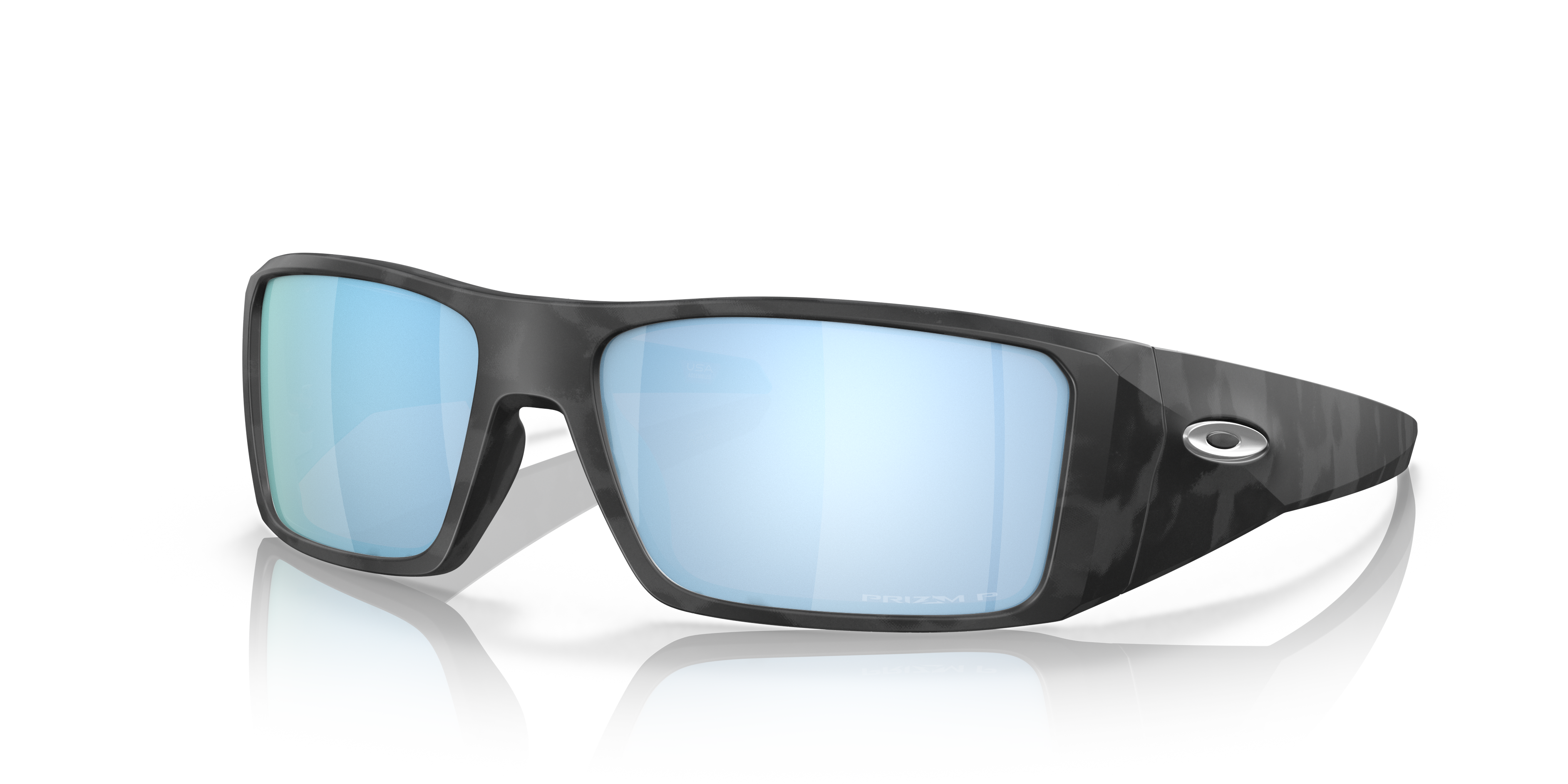 Oakley OO9231 Heliostat Men's Rectangle Prizm Sunglasses - Matte Black Frame