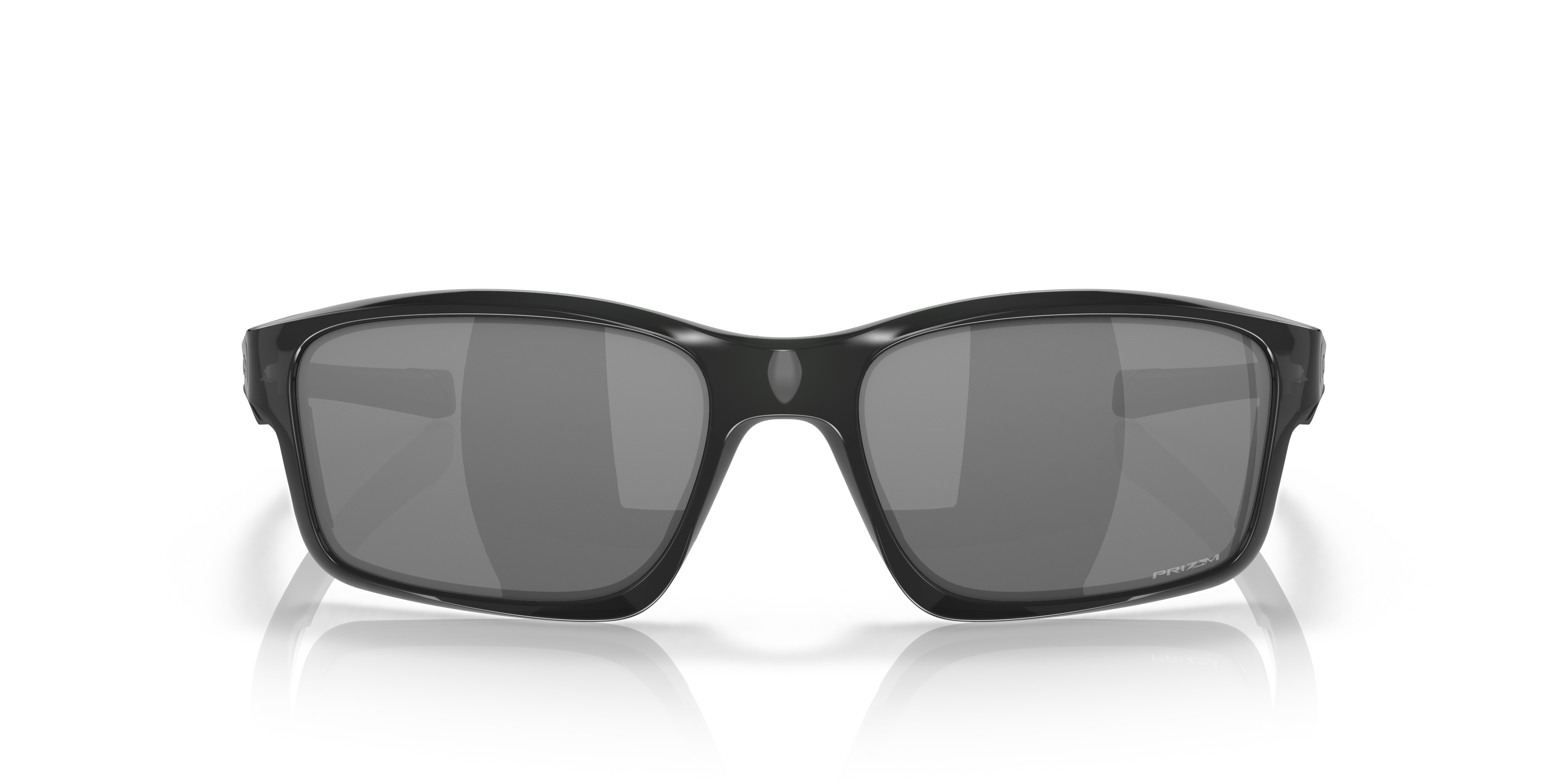 Oakley OO9247 Chainlink Men's Rectangle Polarized Sunglasses - Matte Black Frame