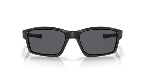 Oakley OO9247 Chainlink Men's Rectangle Polarized Sunglasses - Matte Black Frame