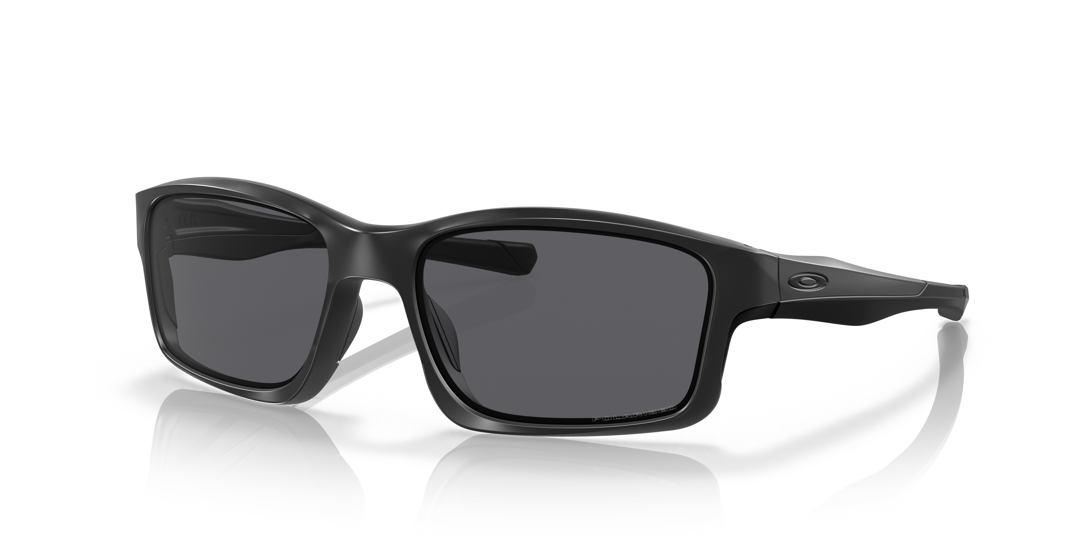 Oakley OO9247 Chainlink Men's Rectangle Polarized Sunglasses - Black Ink Frame