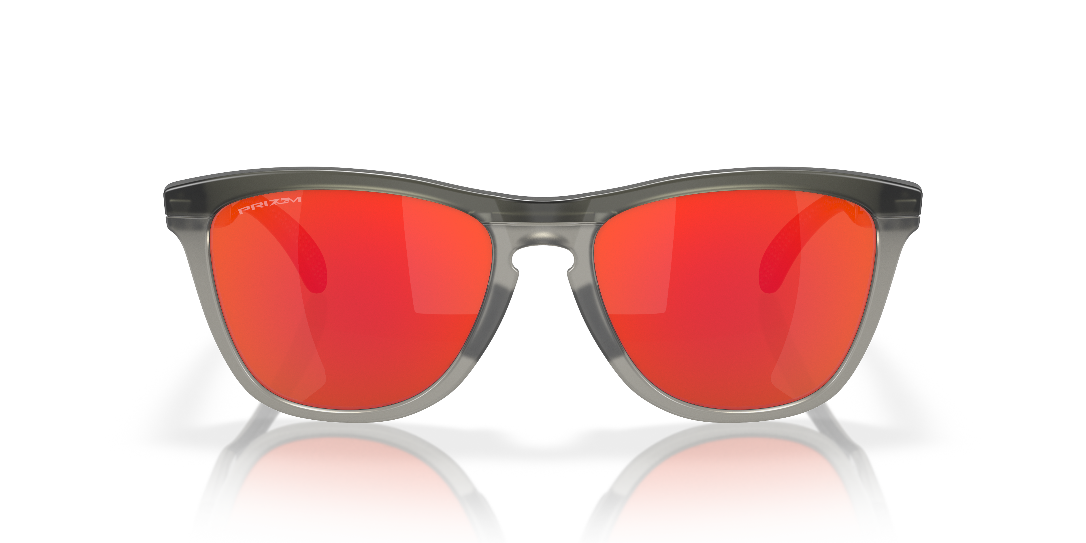 Oakley OO9284 Frogskins Range Men's Round Prizm Sunglasses - Matte Clear Frame