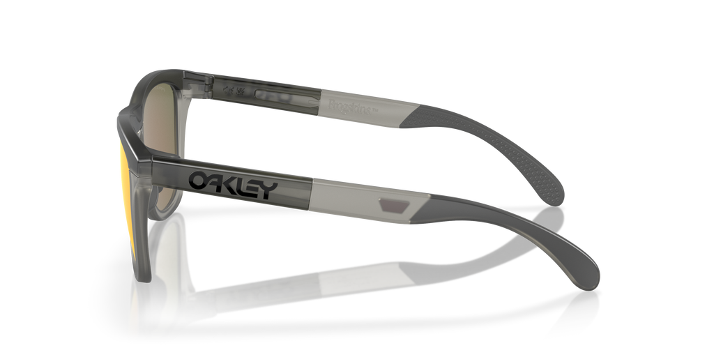 Oakley OO9284 Frogskins Range Men's Round Prizm Sunglasses - Matte Grey Smoke Frame