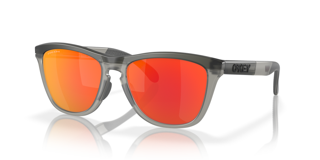 Oakley OO9284 Frogskins Range Men's Round Prizm Sunglasses - Matte Clear Frame