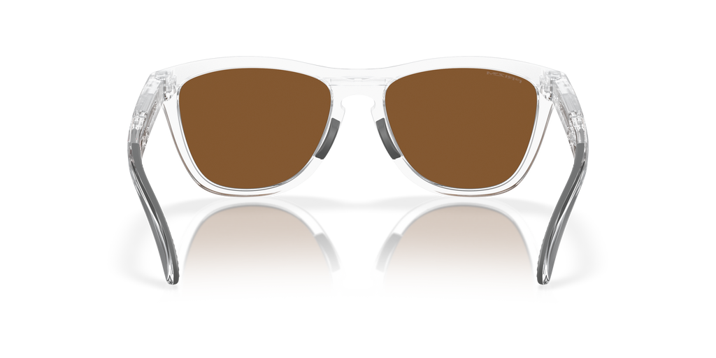 Oakley OO9284 Frogskins Range Men's Round Prizm Sunglasses - Matte Clear Frame