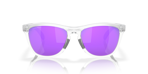 Oakley OO9284 Frogskins Range Men's Round Prizm Sunglasses - Matte Clear Frame