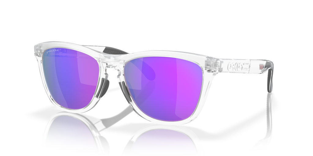 Oakley OO9284 Frogskins Range Men's Round Prizm Sunglasses - Matte Grey Smoke Frame