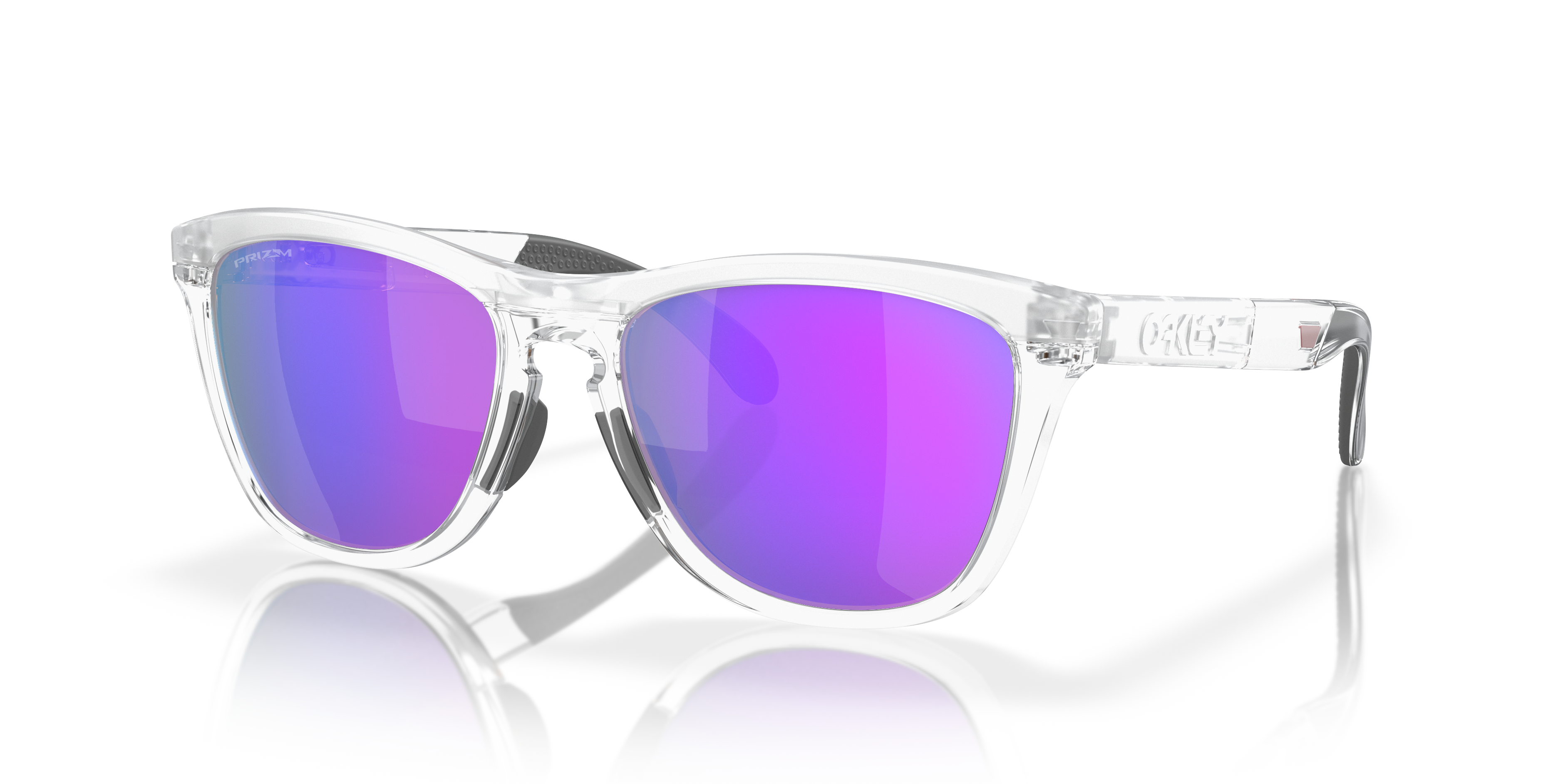 Oakley OO9284 Frogskins Range Men's Round Prizm Sunglasses - Matte Grey Smoke Frame