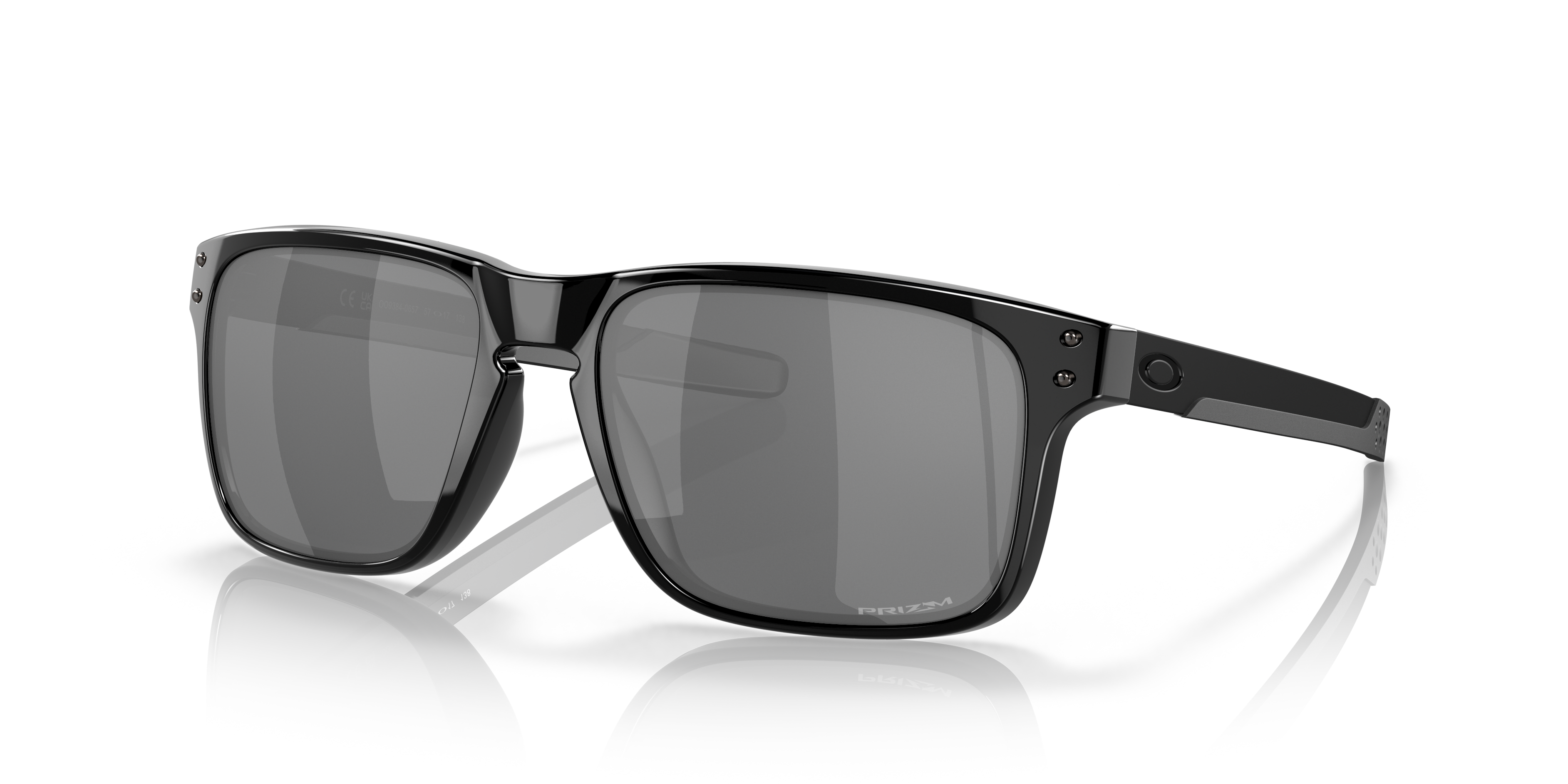 Oakley OO9384 Holbrook Mix Men's Square Prizm Polarized Sunglasses - Steel Frame