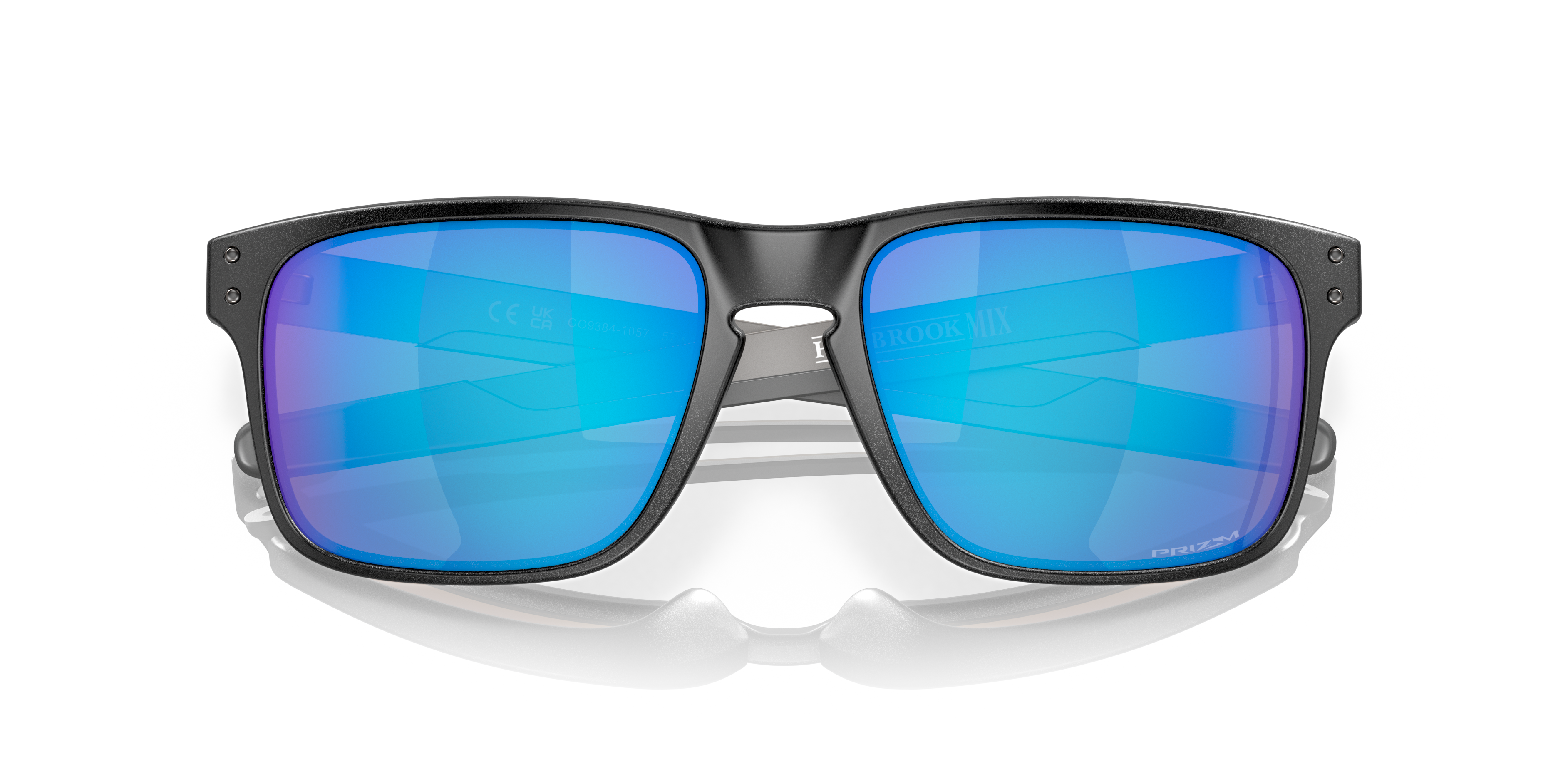 Oakley OO9384 Holbrook Mix Men's Square Prizm Polarized Sunglasses - Steel Frame