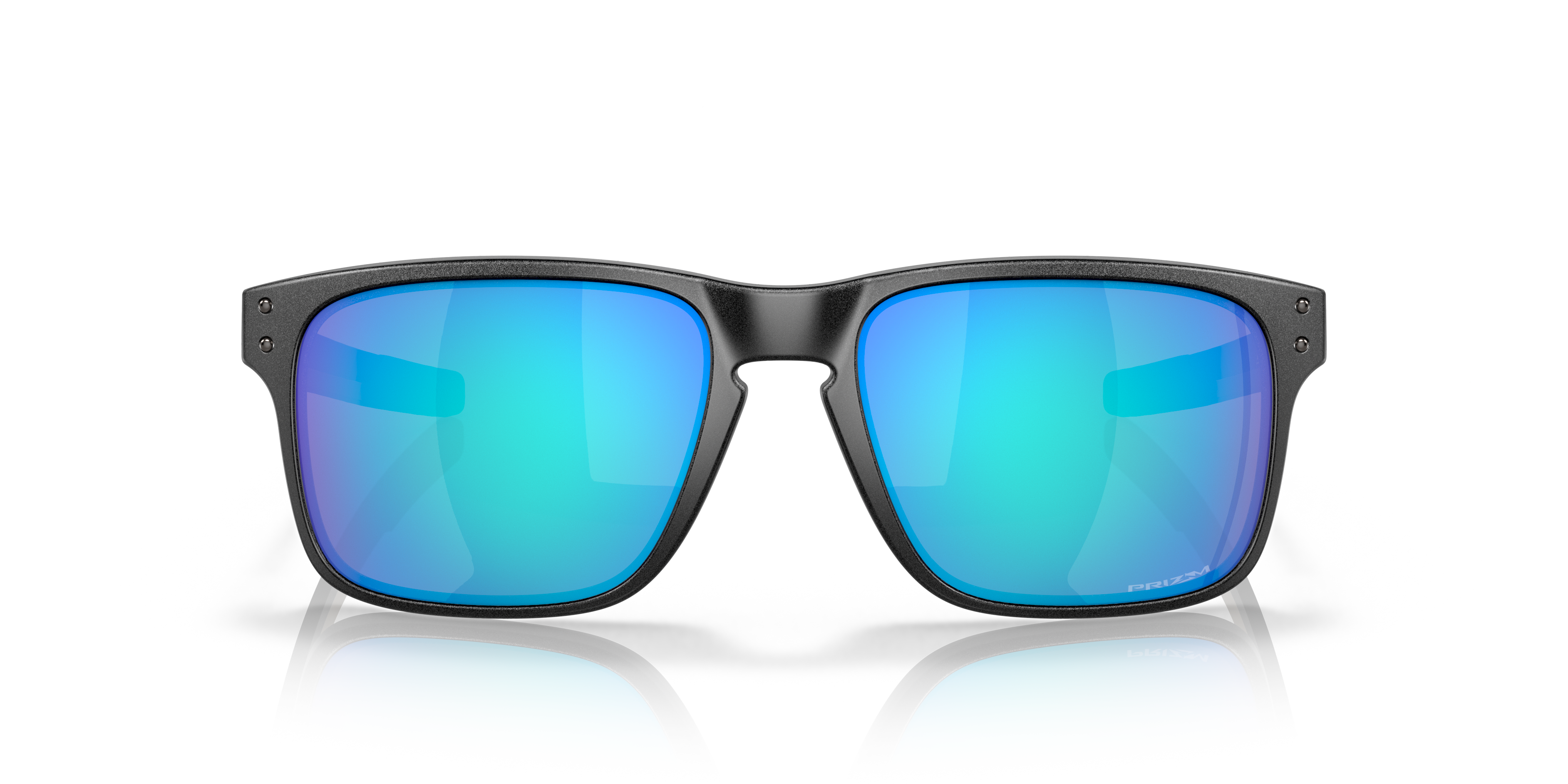 Oakley OO9384 Holbrook Mix Men's Square Prizm Polarized Sunglasses - Steel Frame