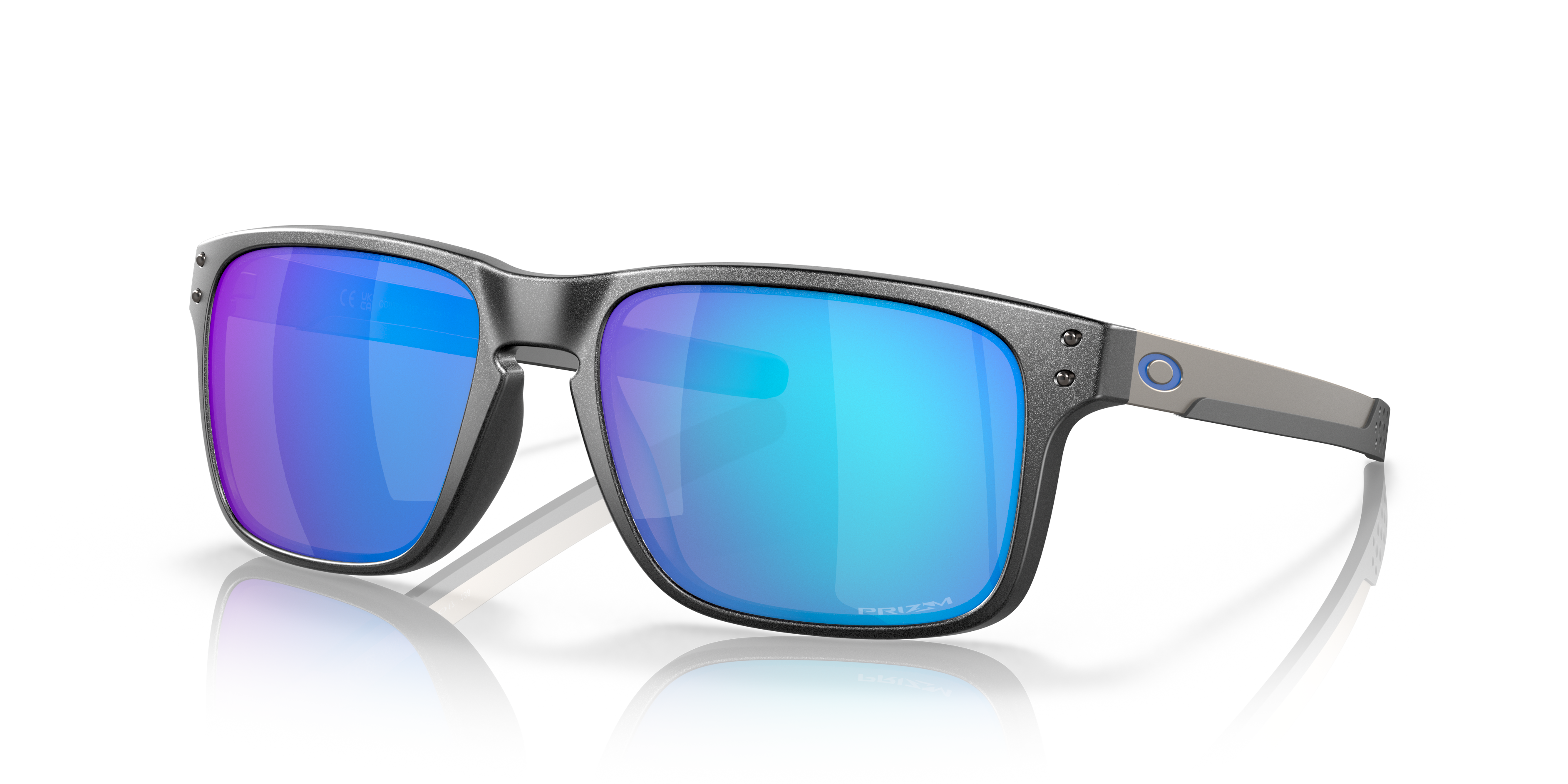 Oakley OO9384 Holbrook Mix Men's Square Prizm Polarized Sunglasses - Polished Black Frame
