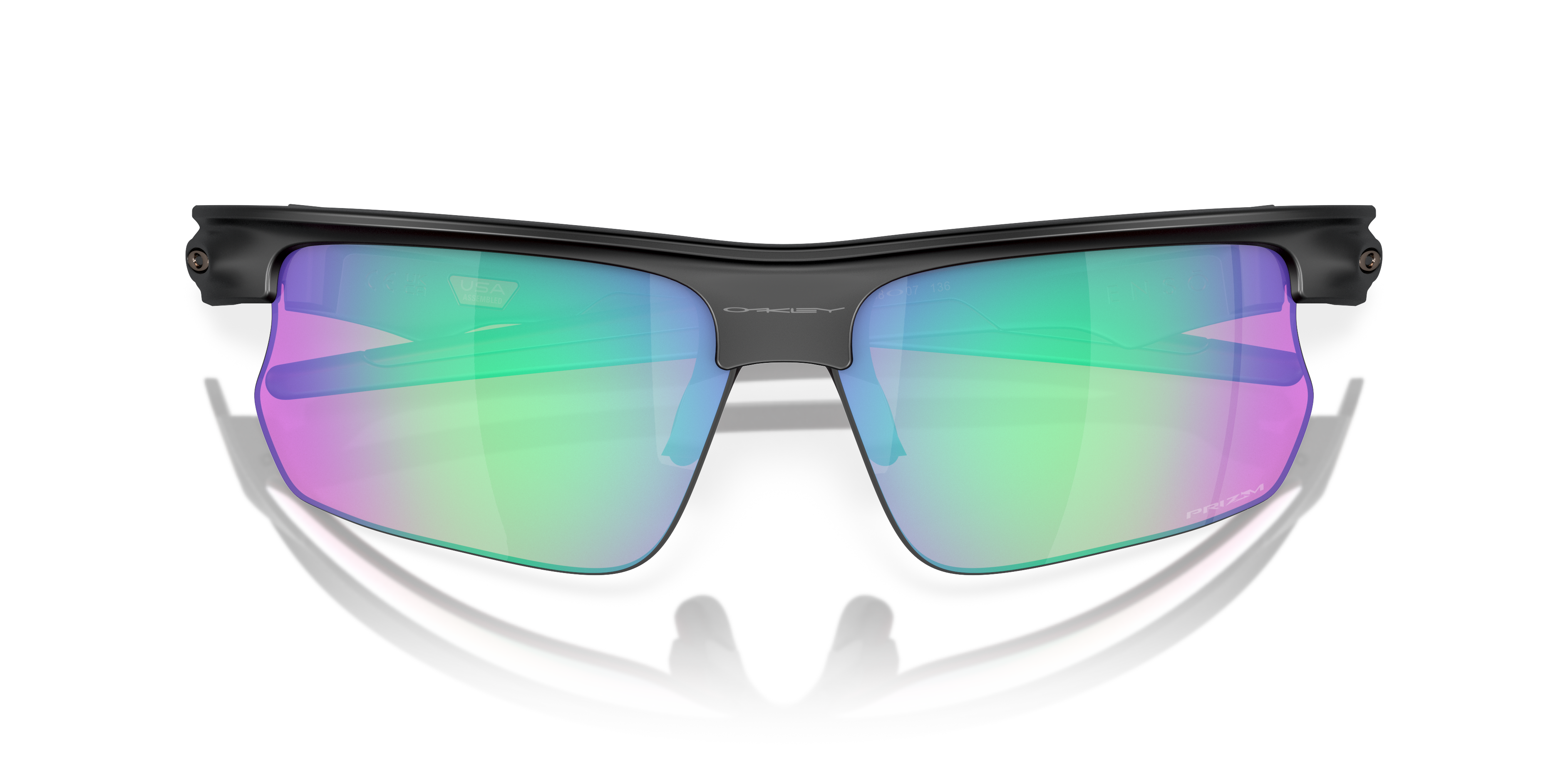 Oakley OO9400 BiSphaera Unisex Prizm Sport Sunglasses - Matte Black Frame