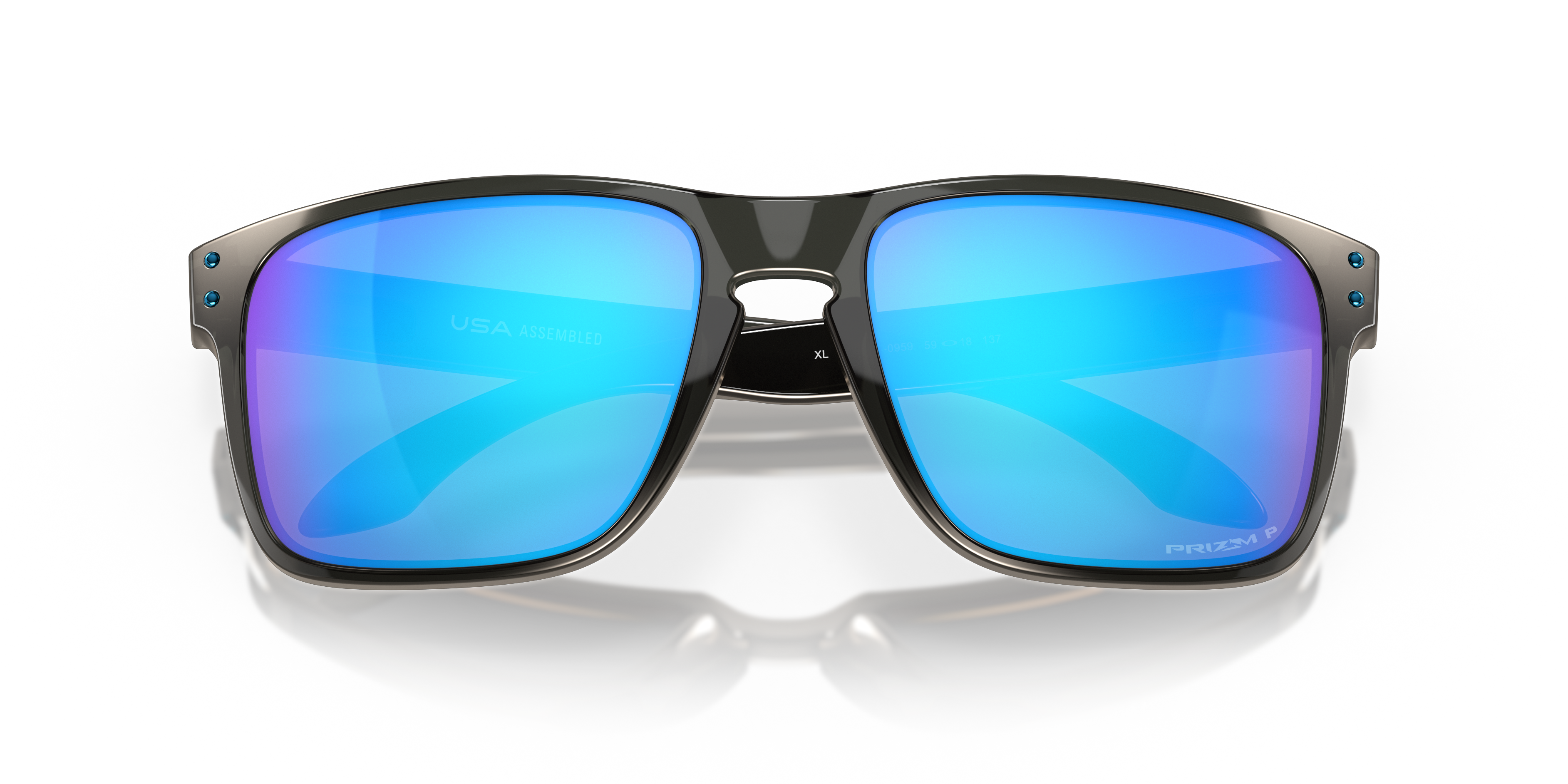 Oakley OO9417 Holbrook XL Men's Square Prizm Sunglasses - Polished Black Frame