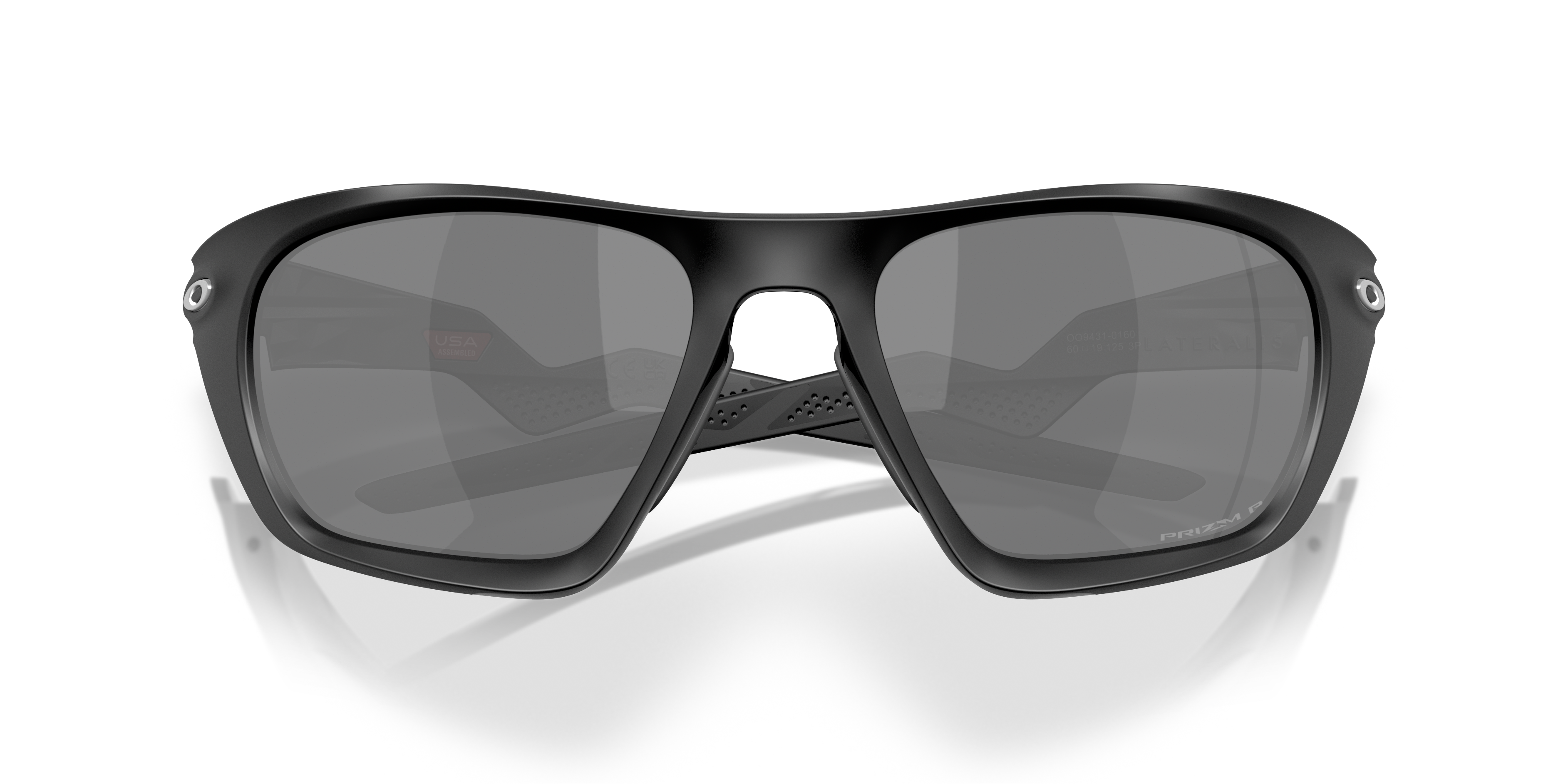 Oakley OO9431 Lateralis Men's Rectangle Prizm Sunglasses - Matte Clear Frame