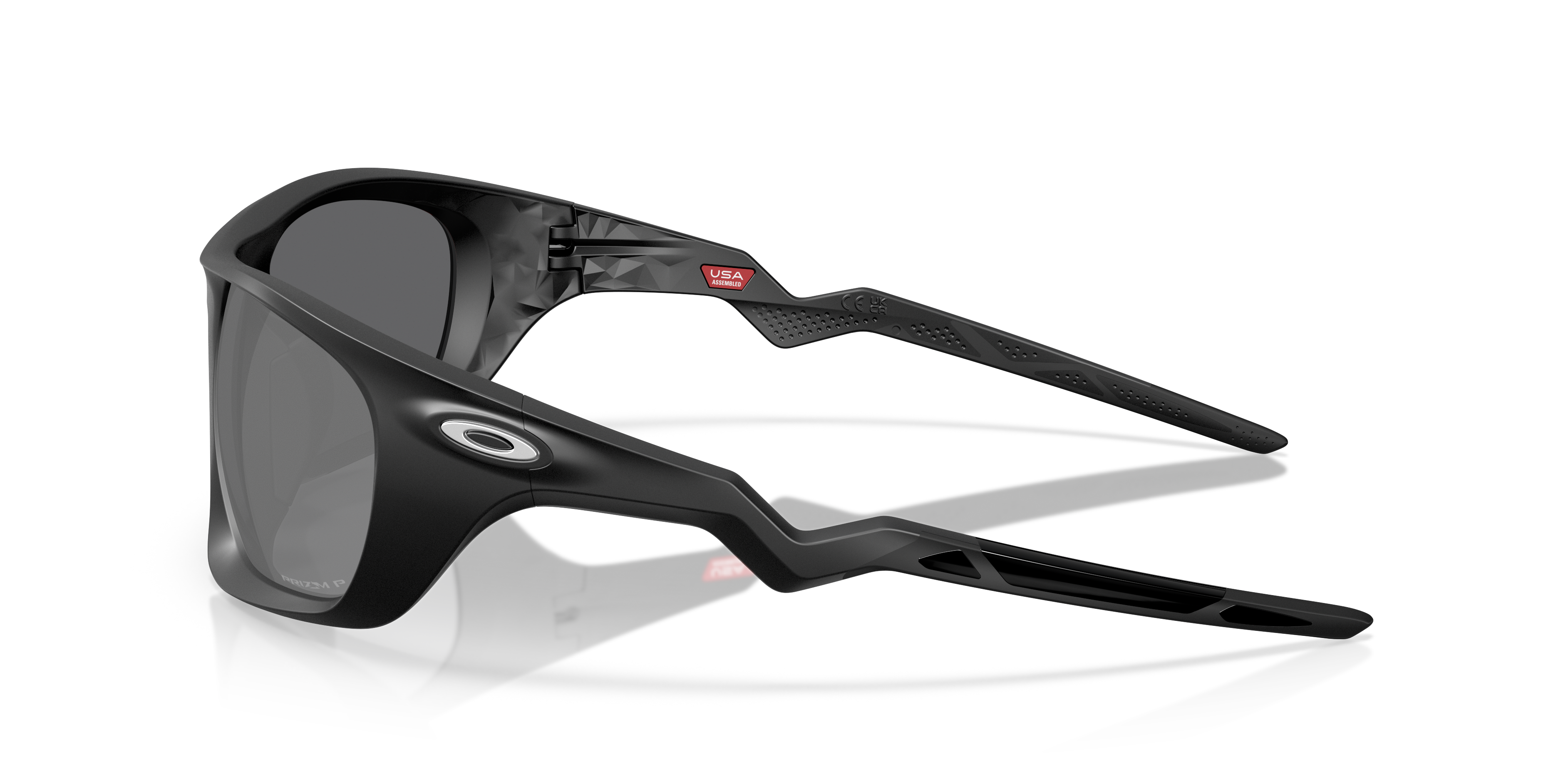 Oakley OO9431 Lateralis Men's Rectangle Prizm Sunglasses - Matte Clear Frame