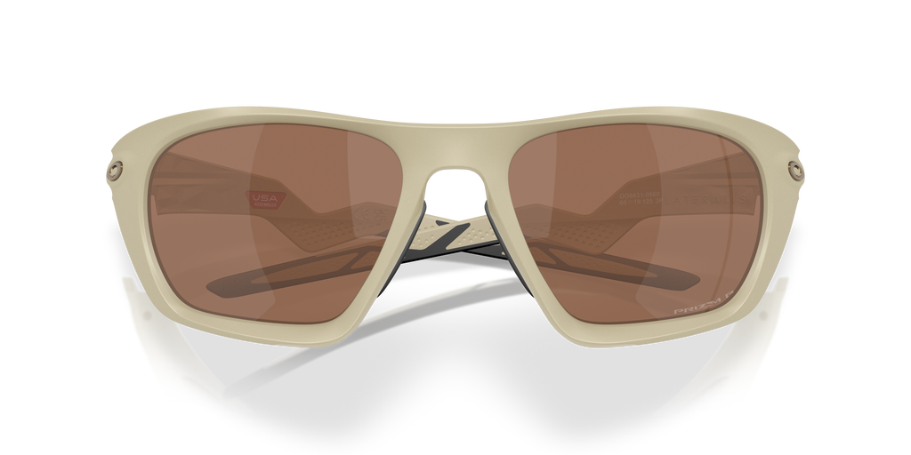 Oakley OO9431 Lateralis Men's Rectangle Prizm Sunglasses - Matte Black Frame