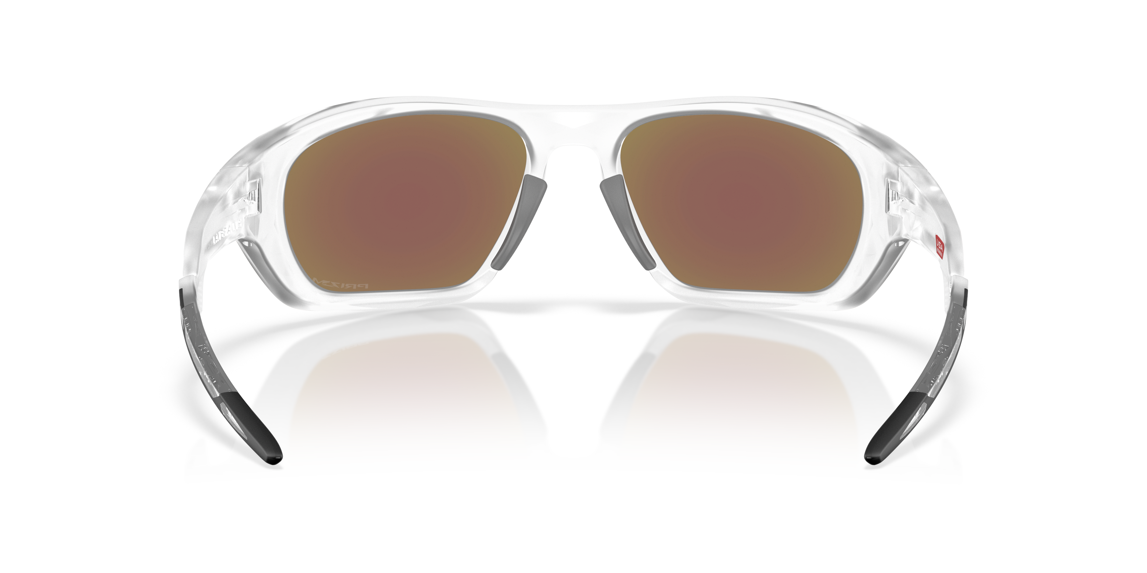 Oakley OO9431 Lateralis Men's Rectangle Prizm Sunglasses - Matte Clear Frame