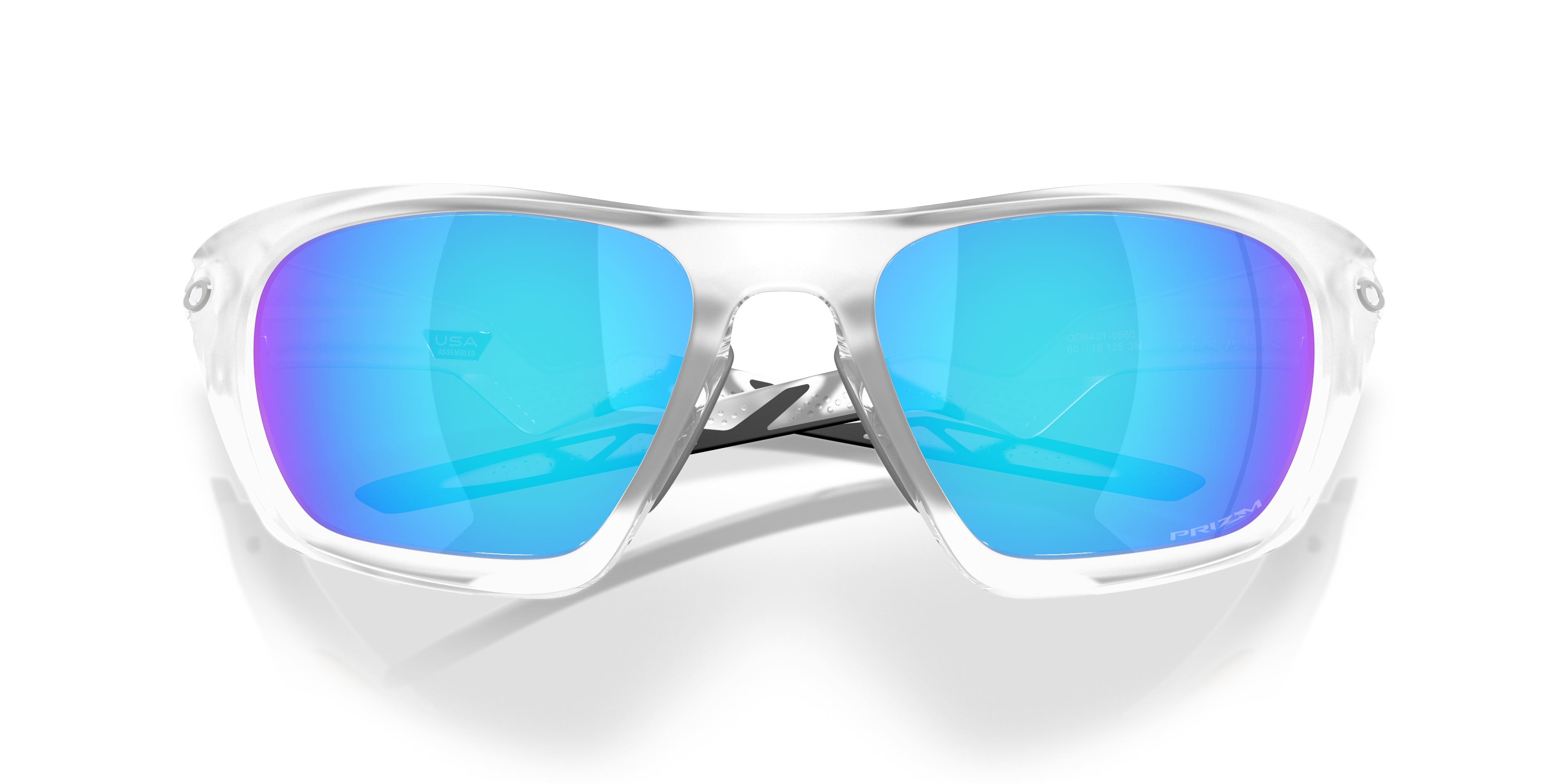 Oakley OO9431 Lateralis Men's Rectangle Prizm Sunglasses - Matte Sand Frame