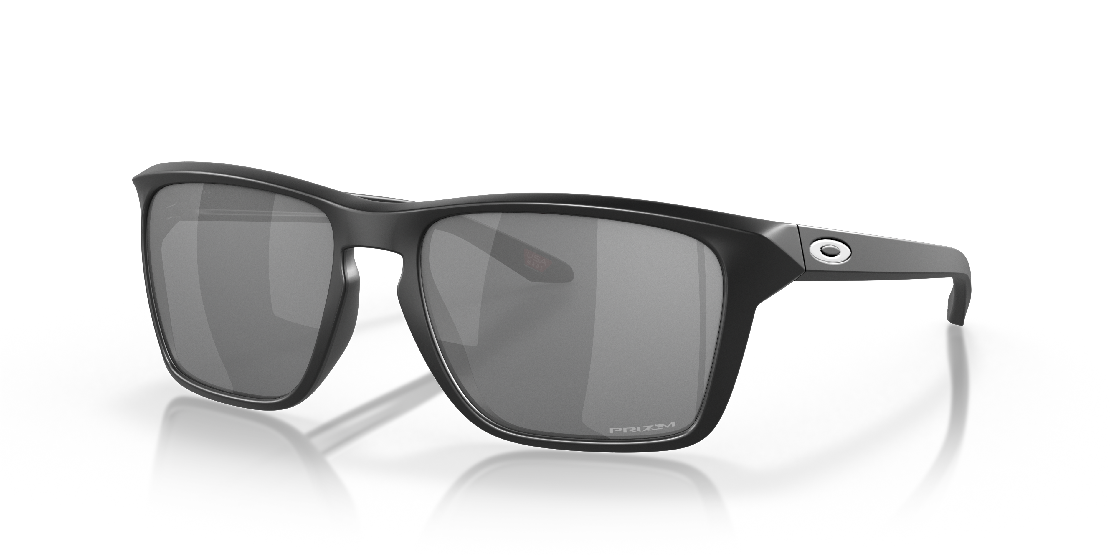 Oakley OO9448 Sylas Men's Rectangle Prizm Sunglasses - Polished Clear Frame
