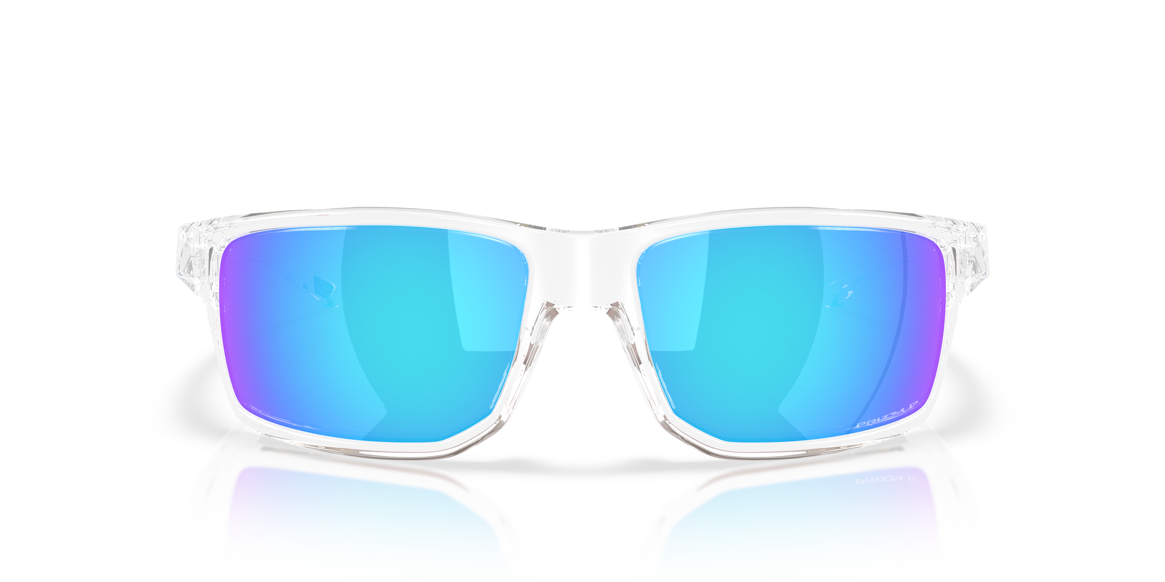 Oakley OO9470 Gibston XL Men's Rectangle Prizm Sunglasses - Clear Frame