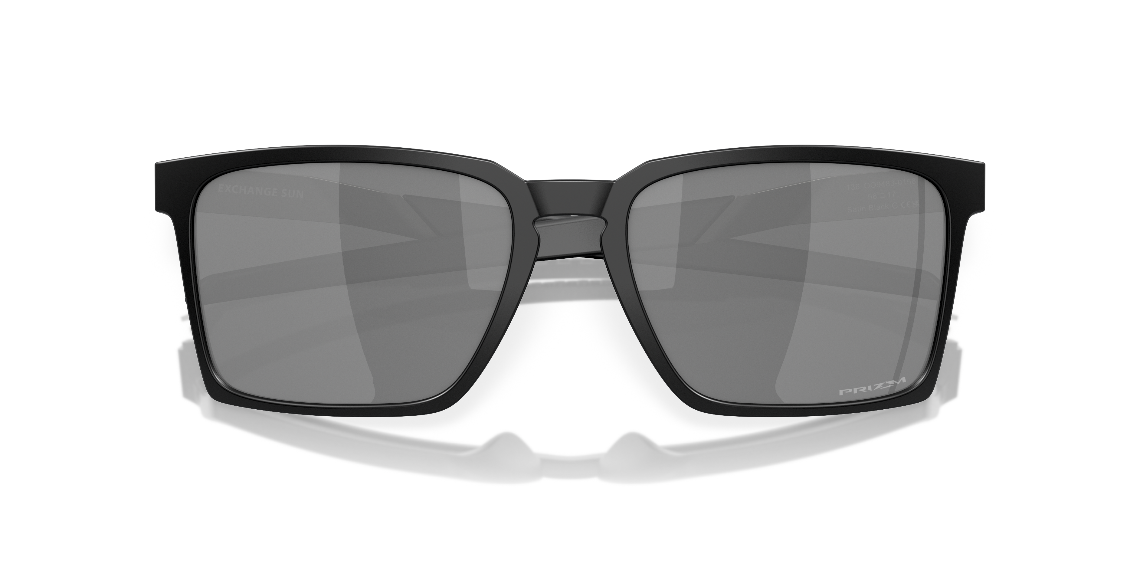 Oakley OO9483 Exchange Sun Unisex Rectangle Prizm Sunglasses - Polished Clear Frame
