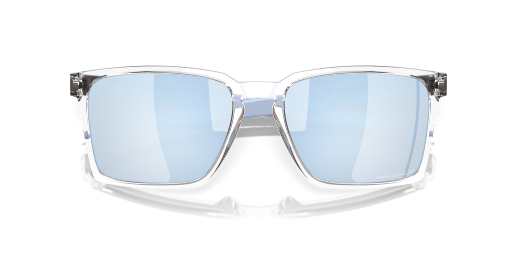 Oakley OO9483 Exchange Sun Unisex Rectangle Prizm Sunglasses - Polished Clear Frame