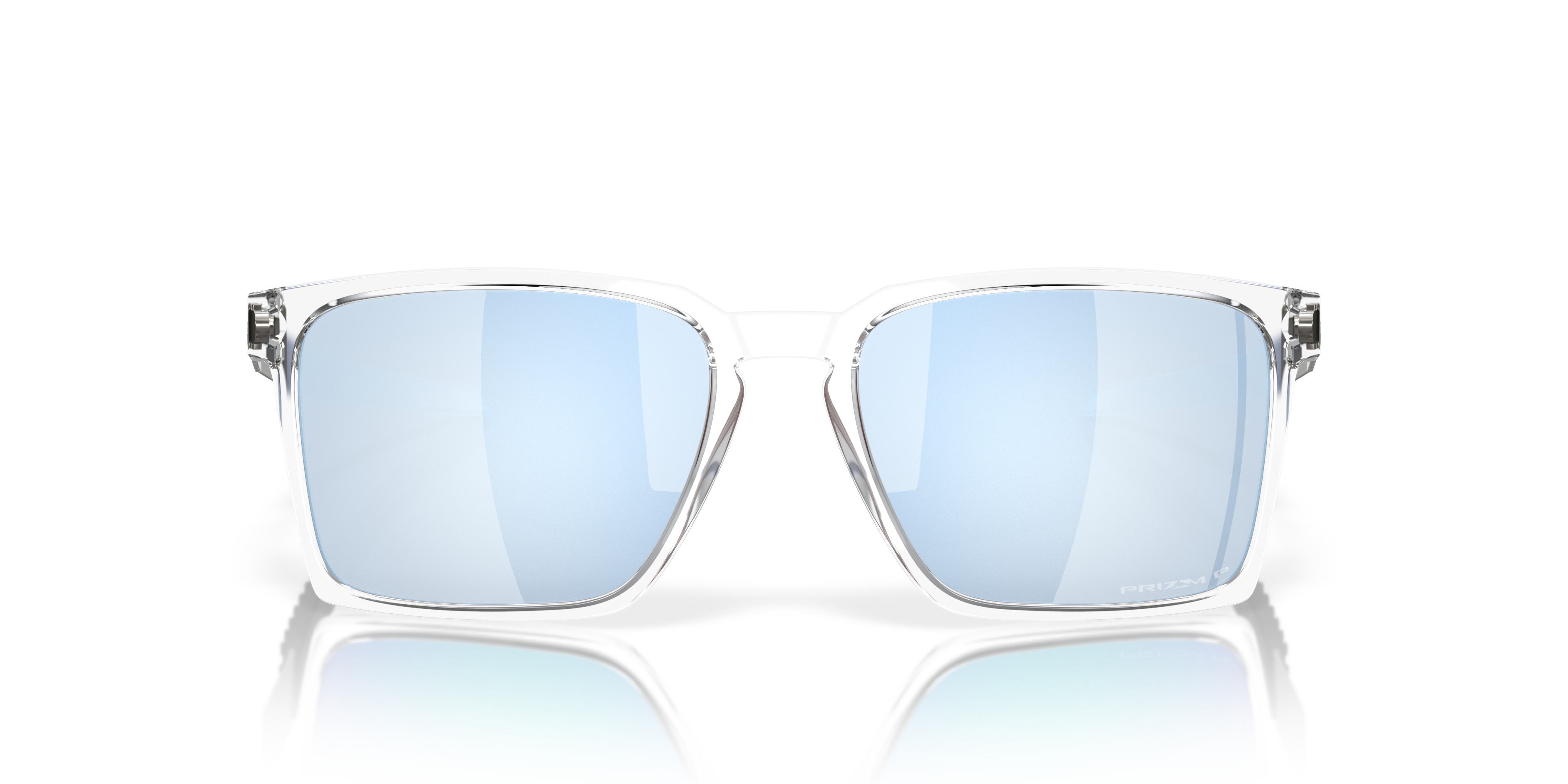 Oakley OO9483 Exchange Sun Unisex Rectangle Prizm Sunglasses - Polished Clear Frame