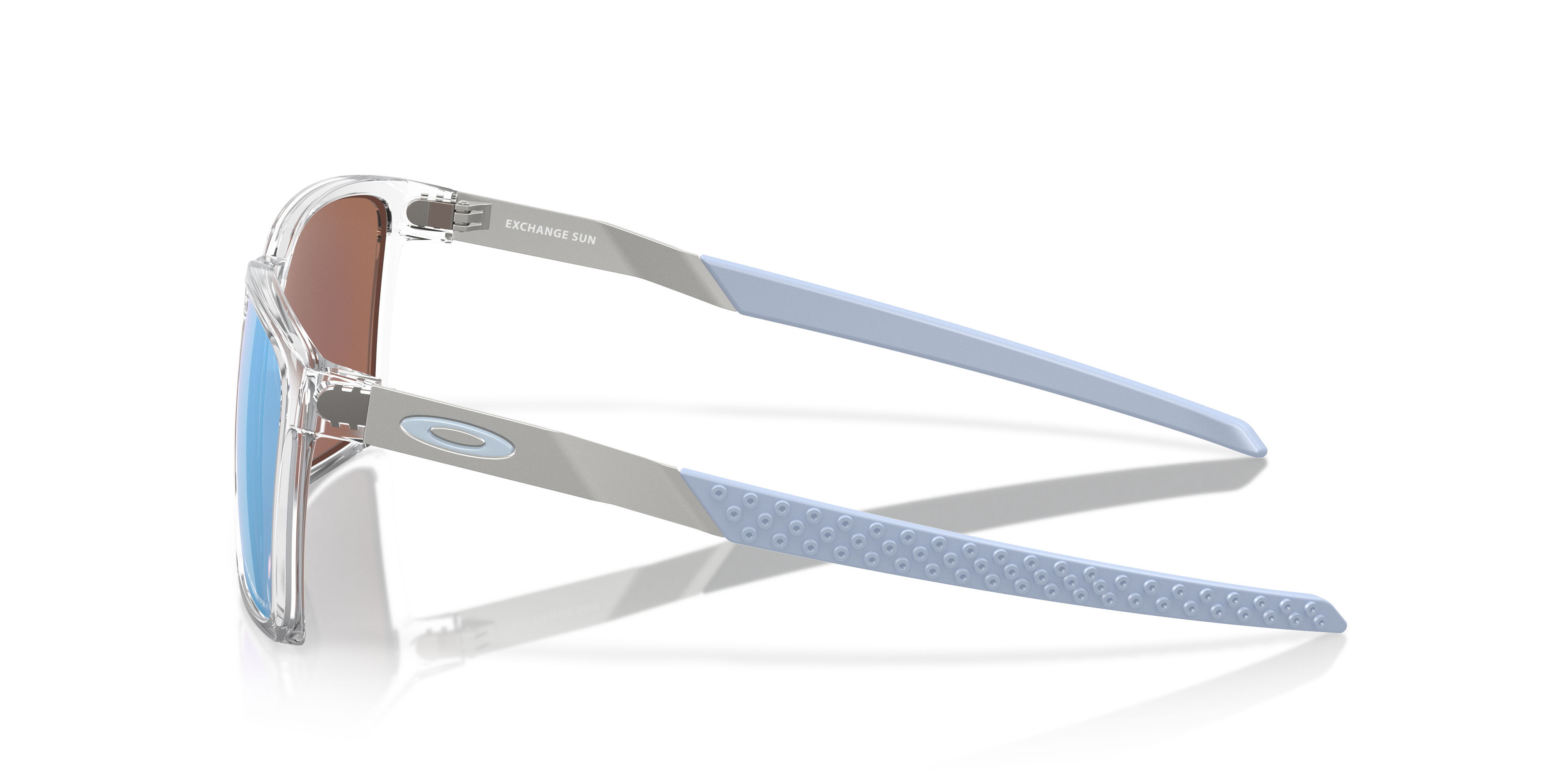 Oakley OO9483 Exchange Sun Unisex Rectangle Prizm Sunglasses - Polished Clear Frame