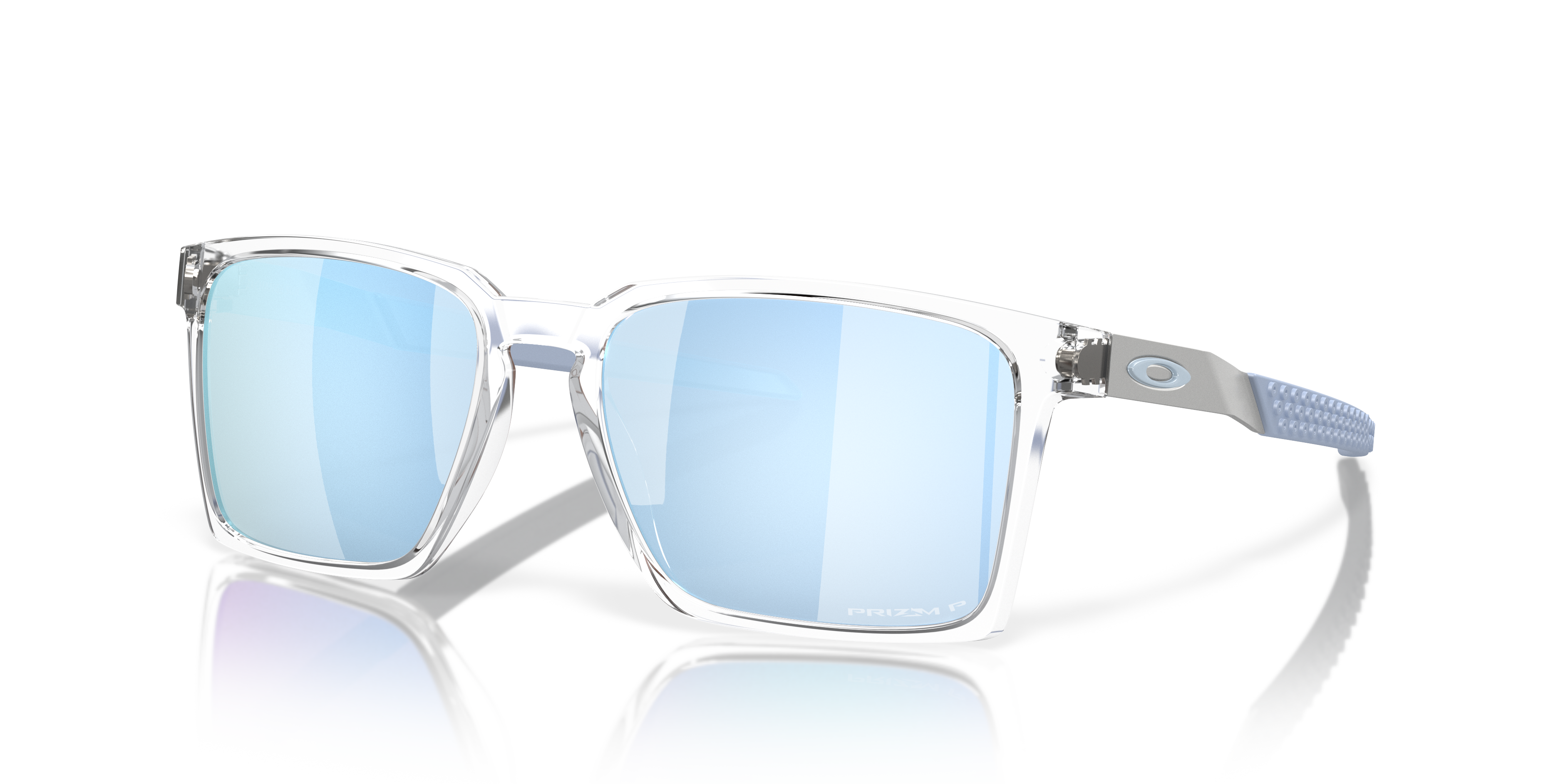 Oakley OO9483 Exchange Sun Unisex Rectangle Prizm Sunglasses - Polished Clear Frame