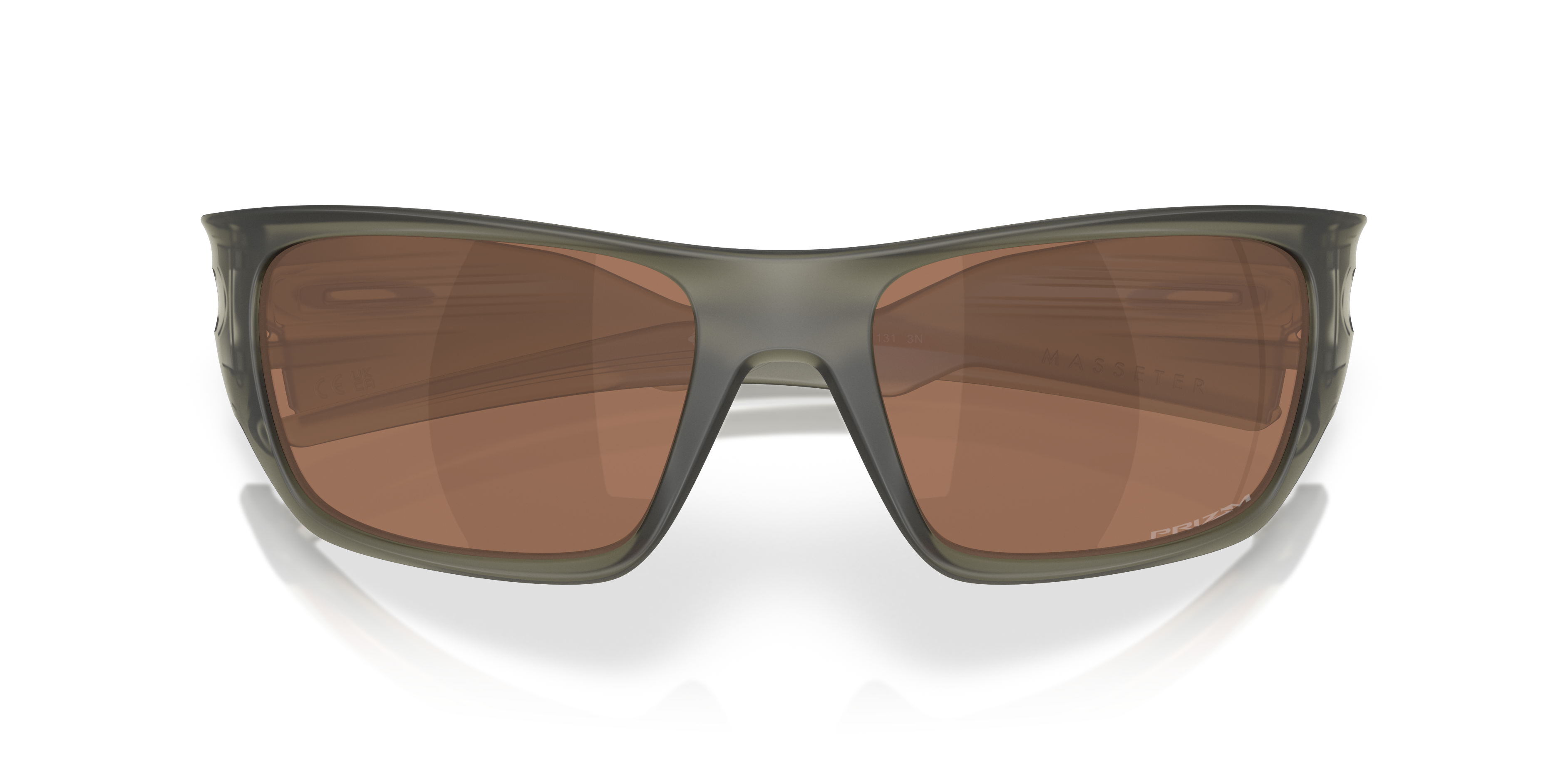 Oakley OO9486 Masseter Men's Rectangle Prizm Sunglasses - Polished Clear Frame