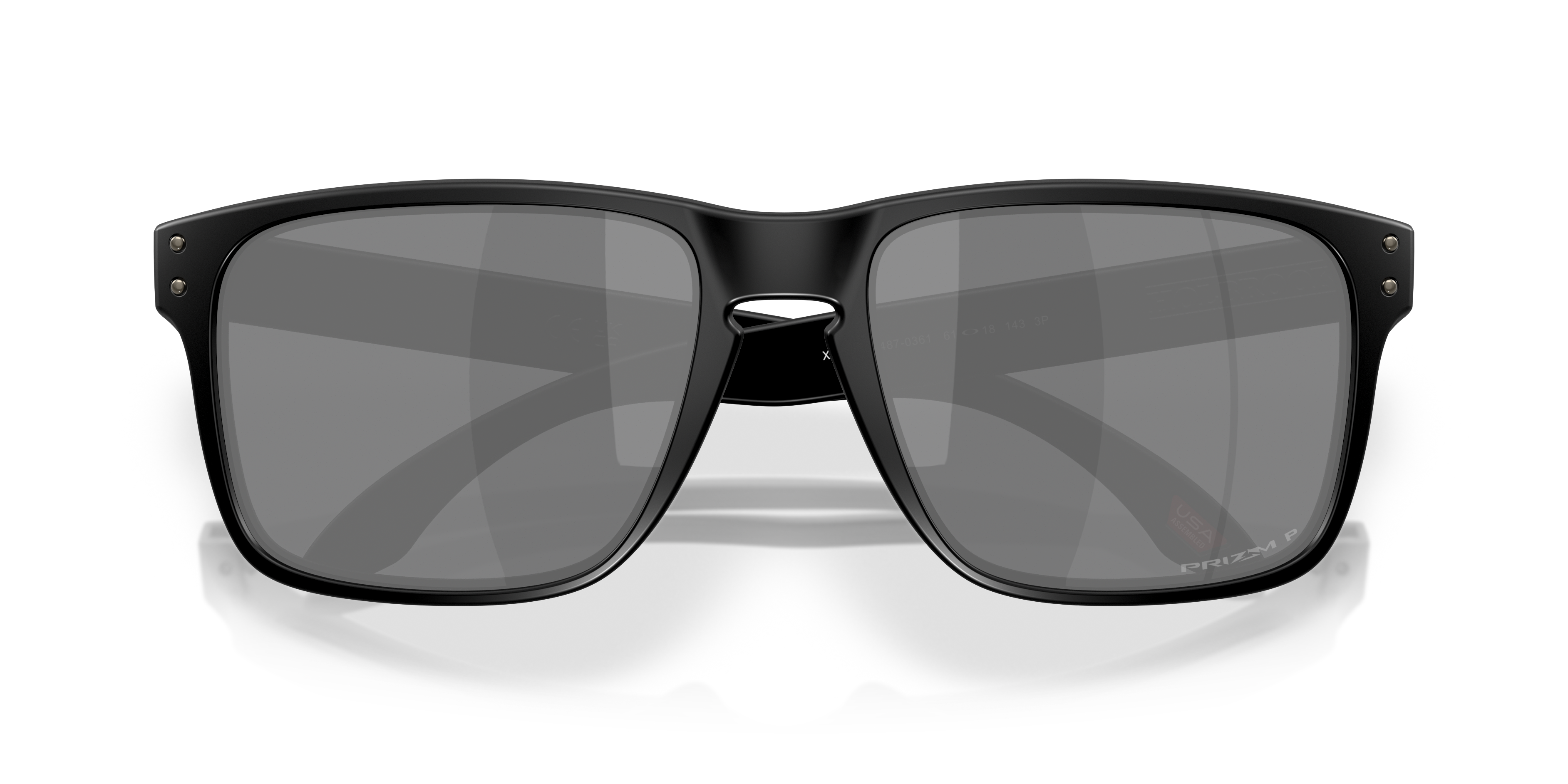 Oakley OO9487 Holbrook XXL Unisex Rectangle Prizm Polarized Sunglasses - Matte Black Frame