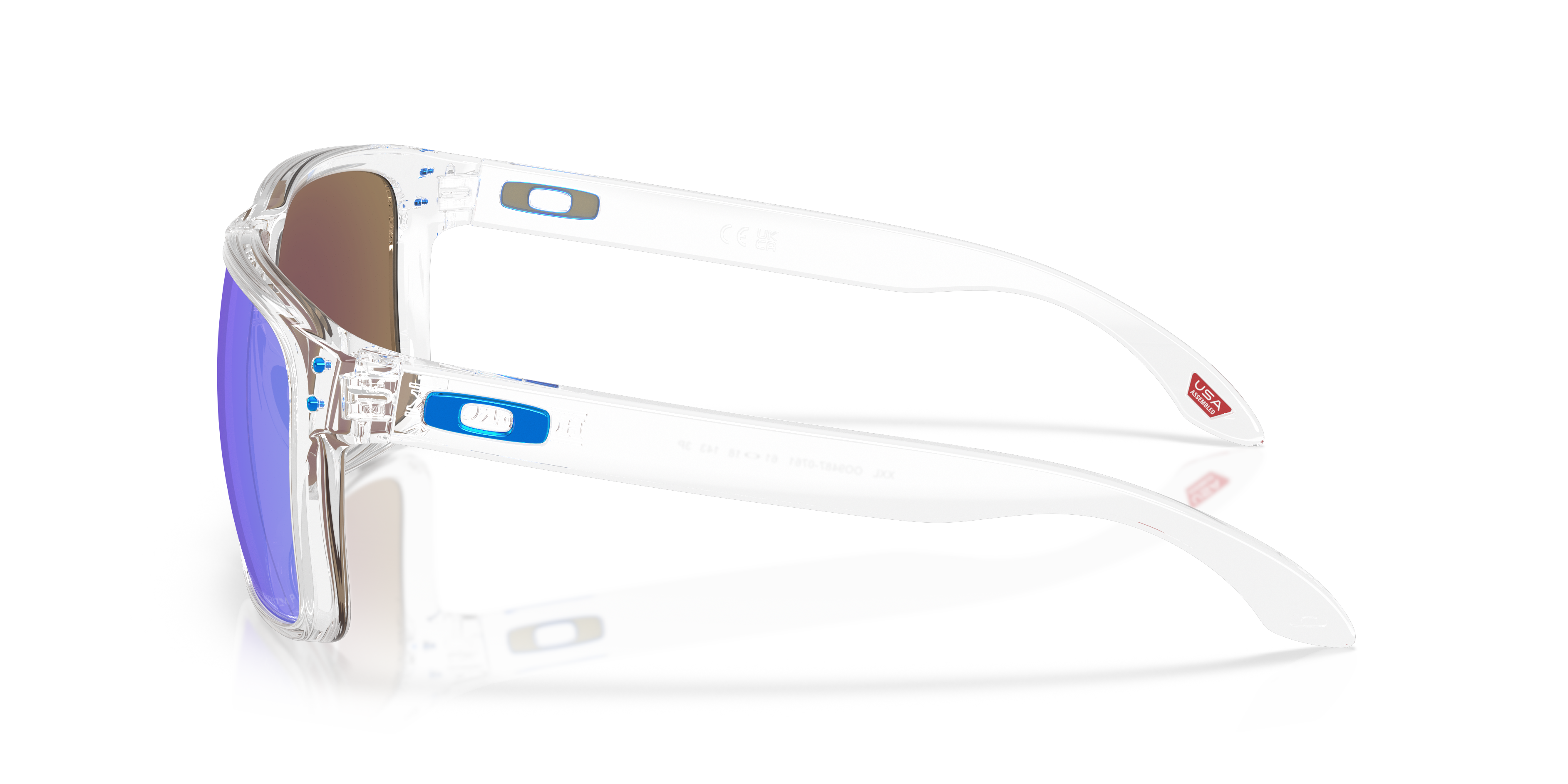Oakley OO9487 Holbrook XXL Unisex Rectangle Prizm Polarized Sunglasses - Polished Clear Frame