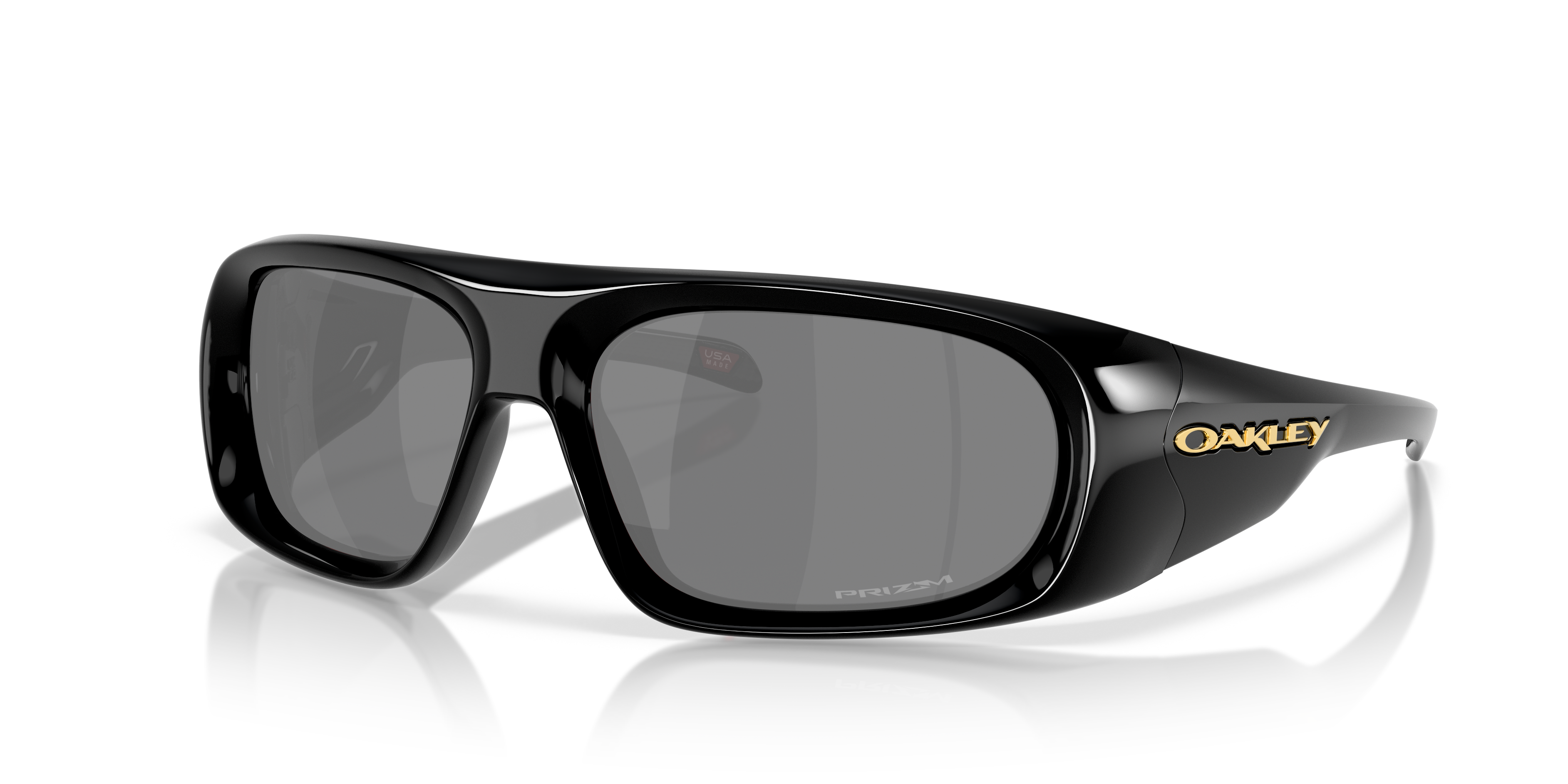 Oakley OO9491 Belleville Unisex Rectangle Prizm Sunglasses - Polished Black Frame