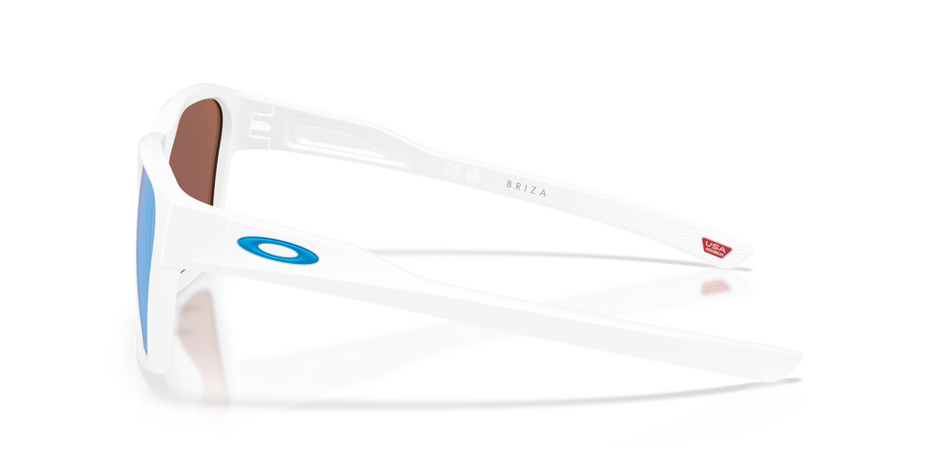 Oakley OO9497 Briza Men's Square Prizm Sunglasses - Matte White Frame