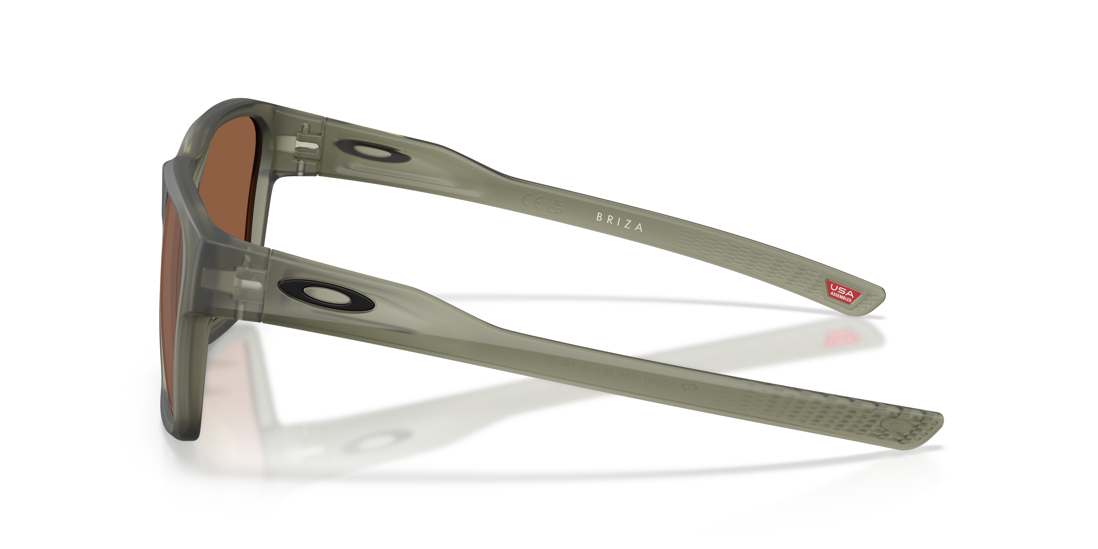 Oakley OO9497 Briza Men's Square Prizm Sunglasses - Matte Olive Ink Frame
