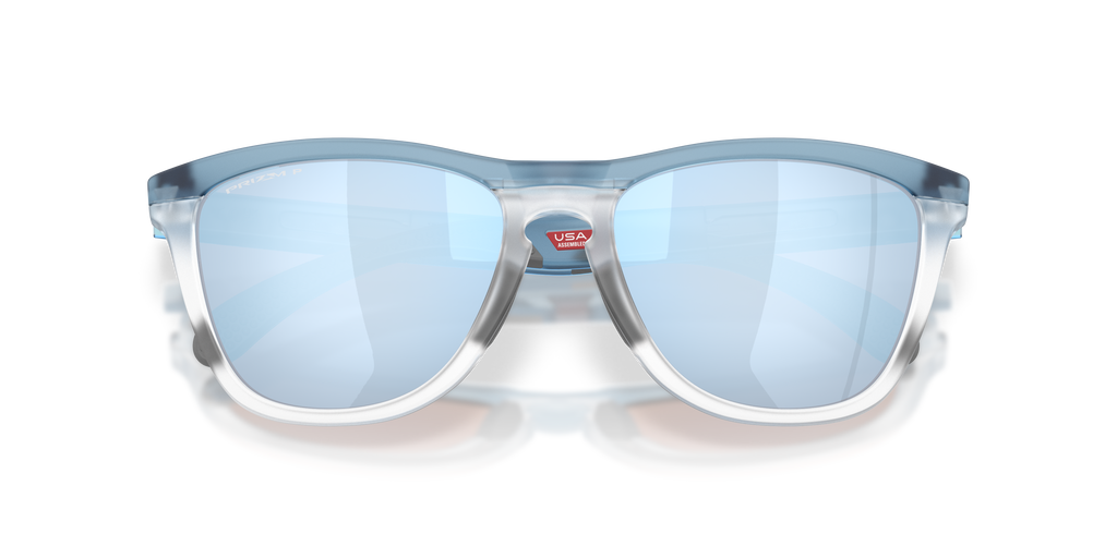 Oakley OO9503 Frogskins Range XL Unisex Round Prizm Polarized Sunglasses - Prizm Deep Water