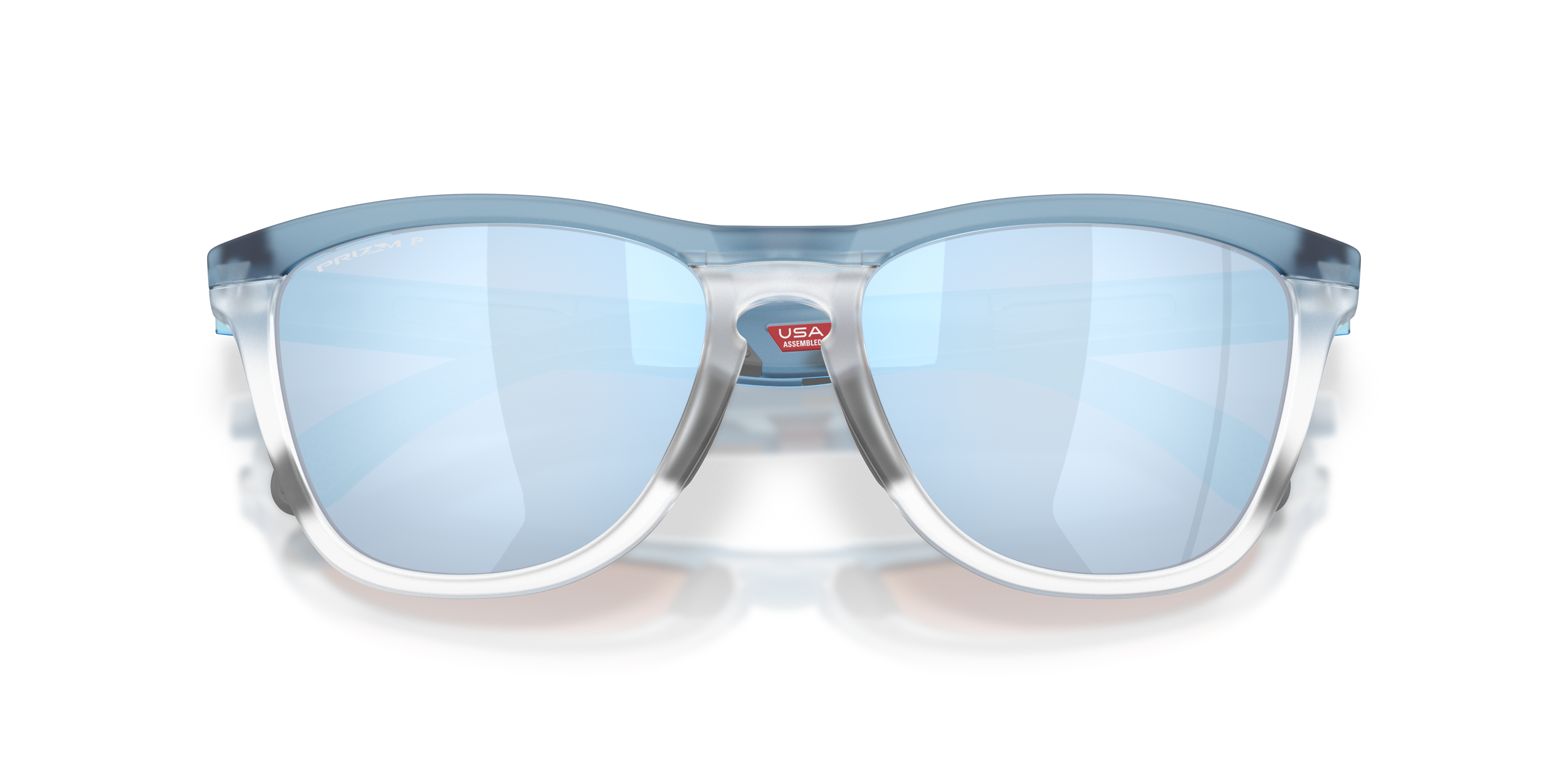 Oakley OO9503 Frogskins Range XL Unisex Round Prizm Polarized Sunglasses - Prizm Deep Water