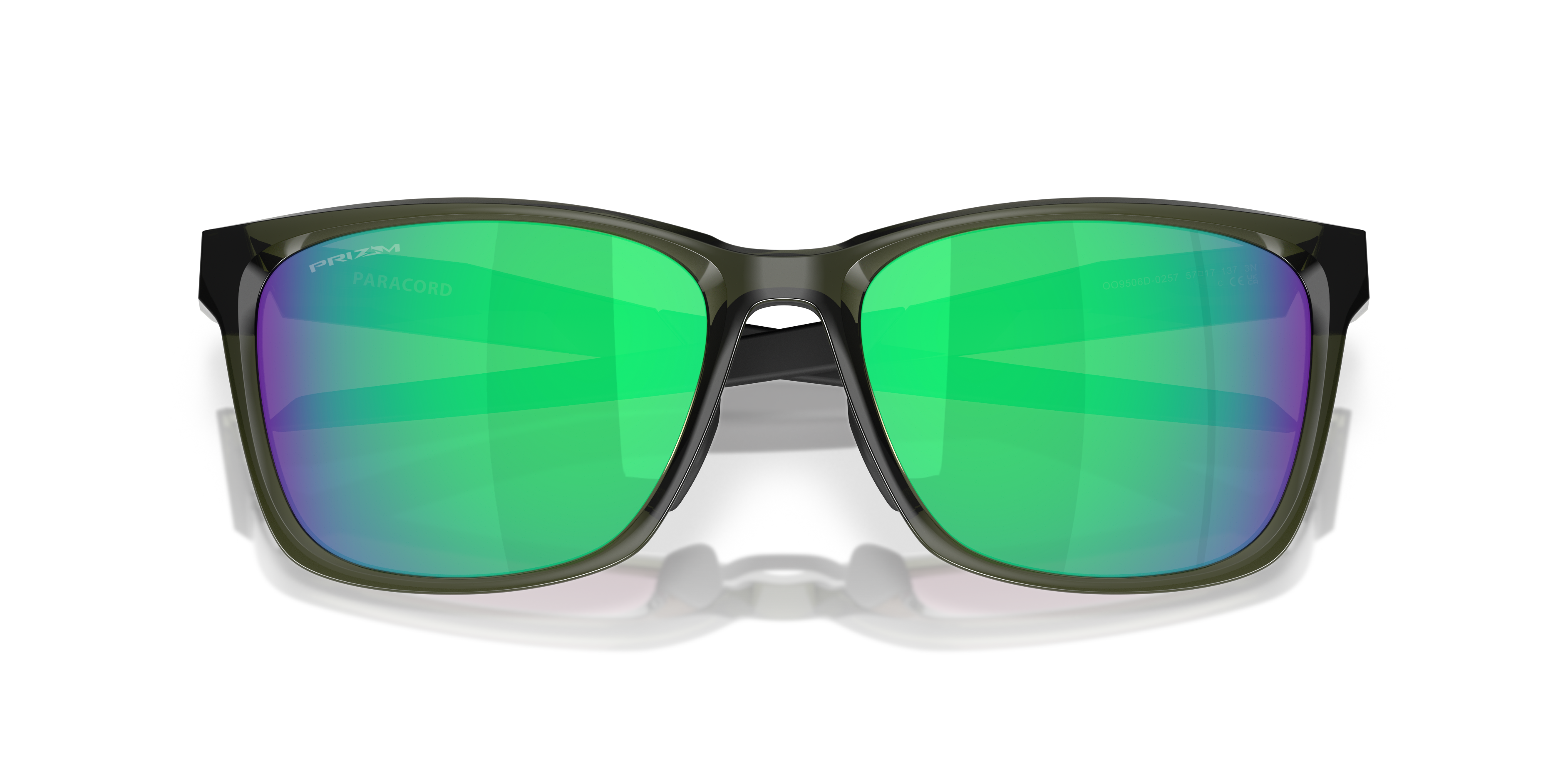 Oakley OO9506D Paracord Unisex Square Prizm Sunglasses - Matte Brown Tortoise Frame