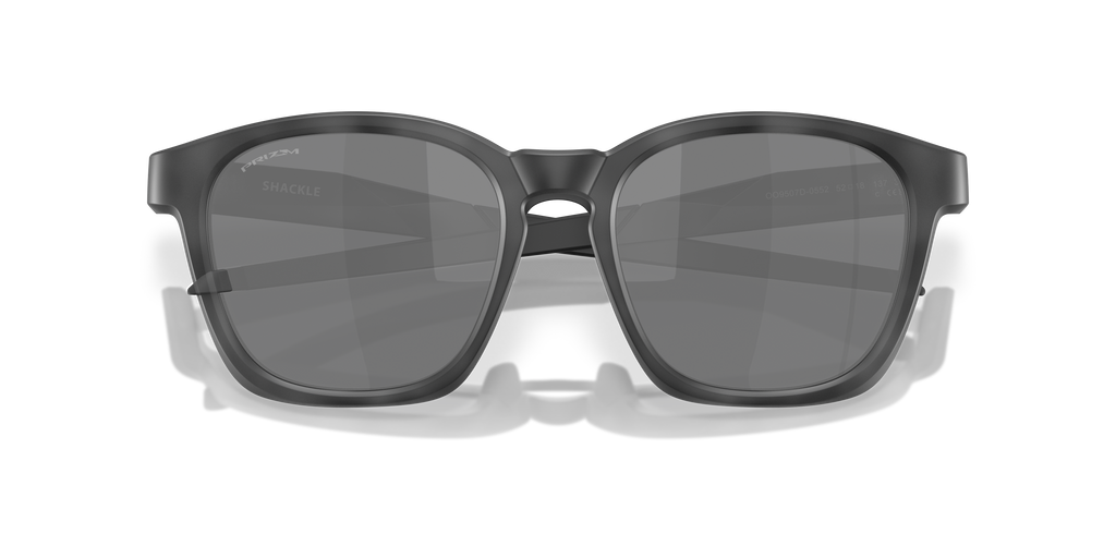 Oakley OO9507D Shackle Unisex Square Prizm Sunglasses - Matte Grey Smoke Frame