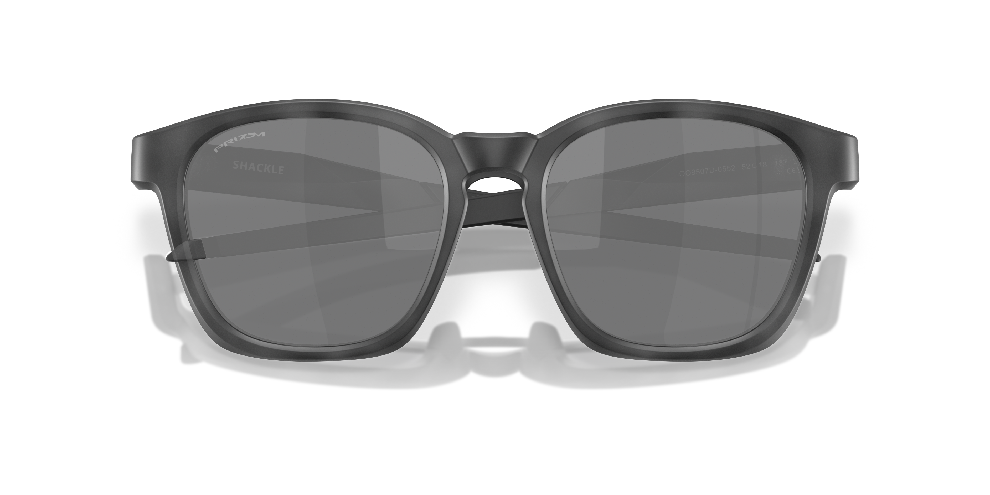 Oakley OO9507D Shackle Unisex Square Prizm Sunglasses - Blue Steel Frame