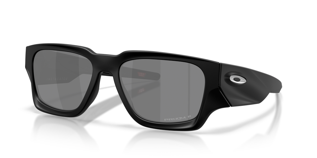 Oakley OO9514 Instagator Men's Rectangle Prizm Polarized Sunglasses - Matte White Frame