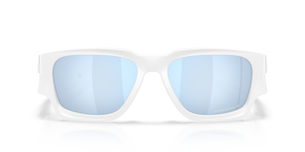 Oakley OO9514 Instagator Men's Rectangle Prizm Polarized Sunglasses - Matte White Frame