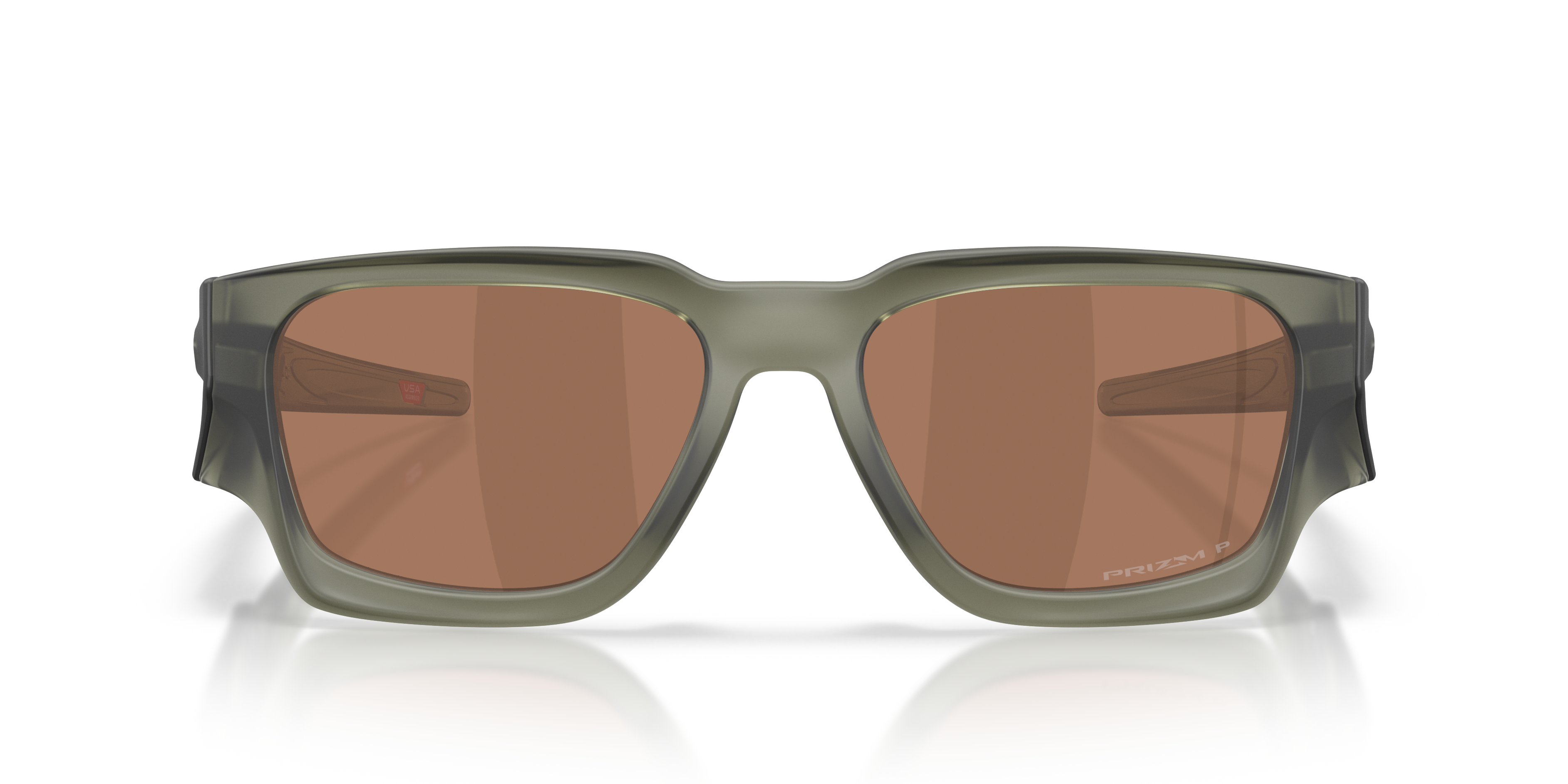 Oakley OO9514 Instagator Men's Rectangle Prizm Polarized Sunglasses - Matte Olive Ink Frame