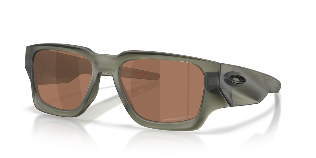 Oakley OO9514 Instagator Men's Rectangle Prizm Polarized Sunglasses - Matte Black Frame