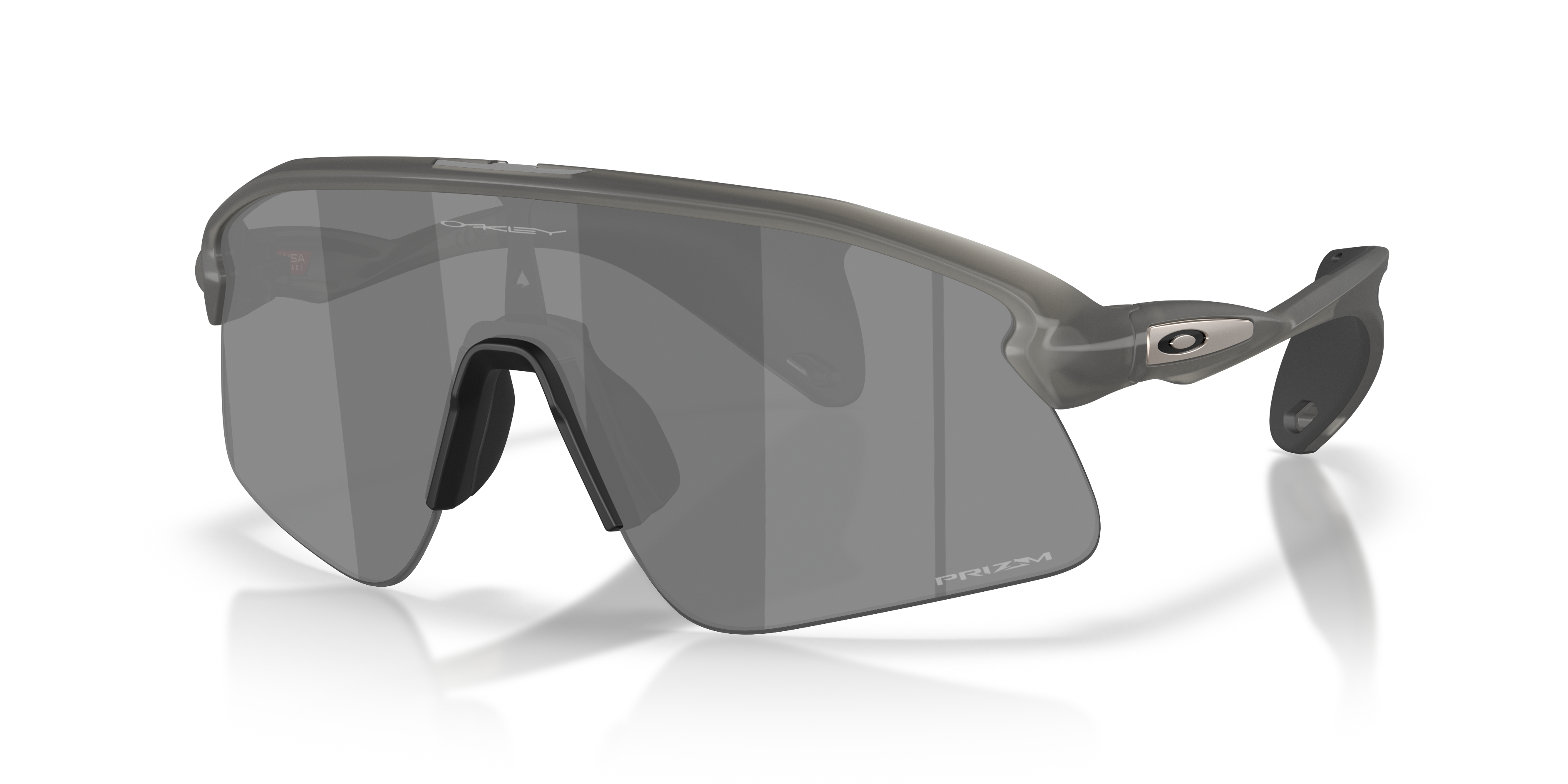 Oakley OO9517 Stunt Devil Unisex Rectangle Prizm Sunglasses - Grey Smoke Frame