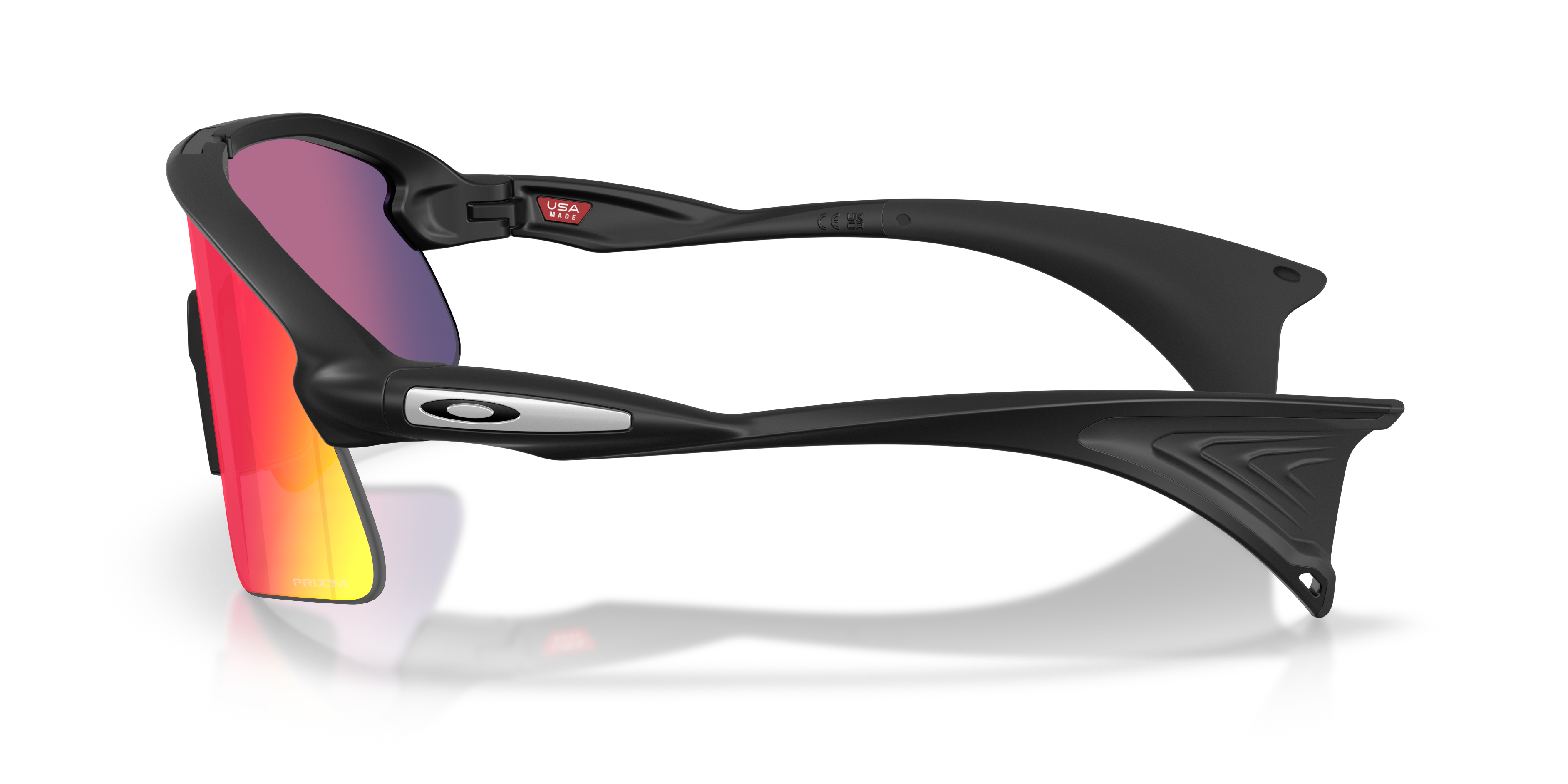 Oakley OO9517 Stunt Devil Unisex Rectangle Prizm Sunglasses - Matte Uranium Frame