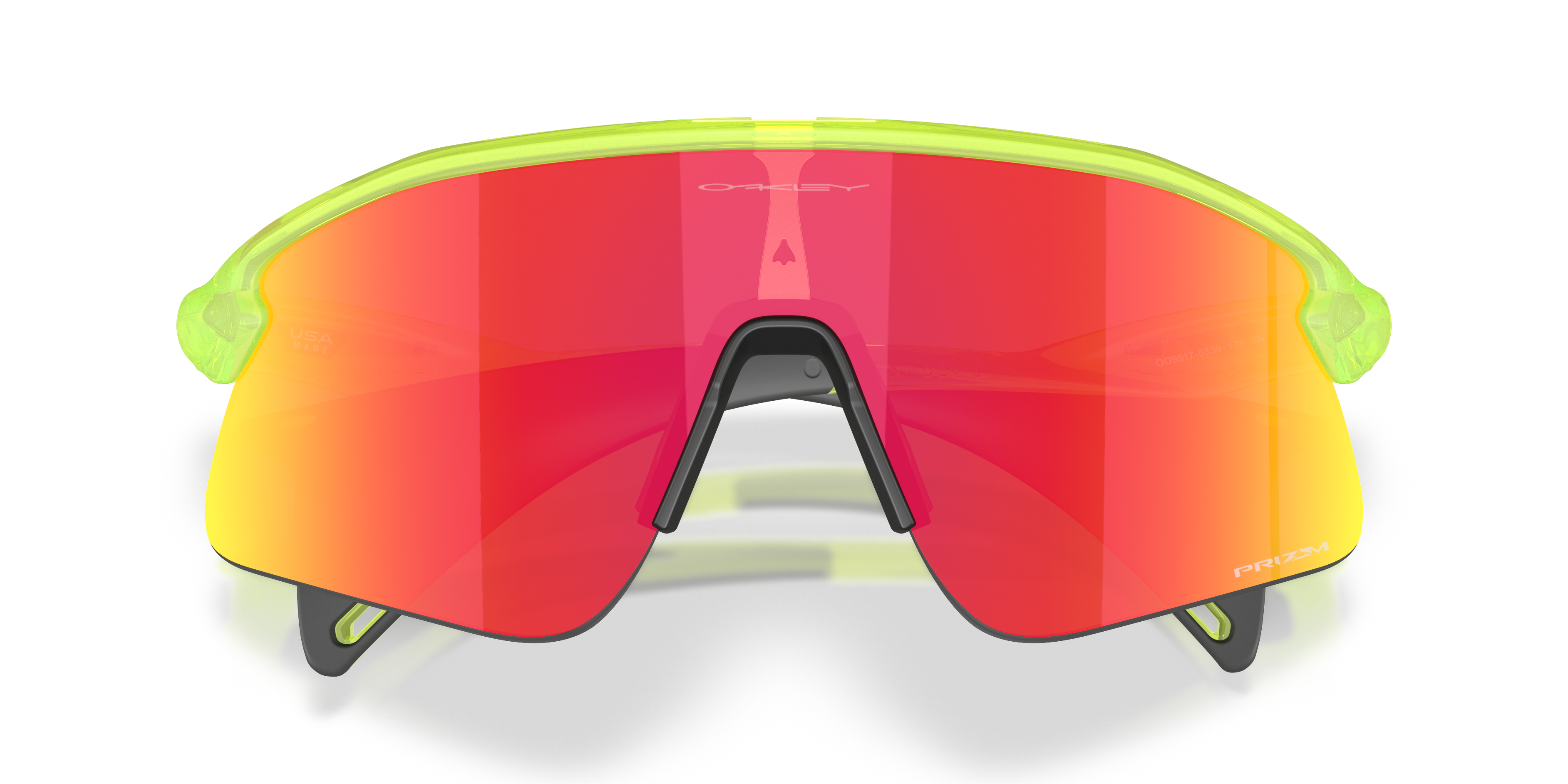 Oakley OO9517 Stunt Devil Unisex Rectangle Prizm Sunglasses - Matte Uranium Frame