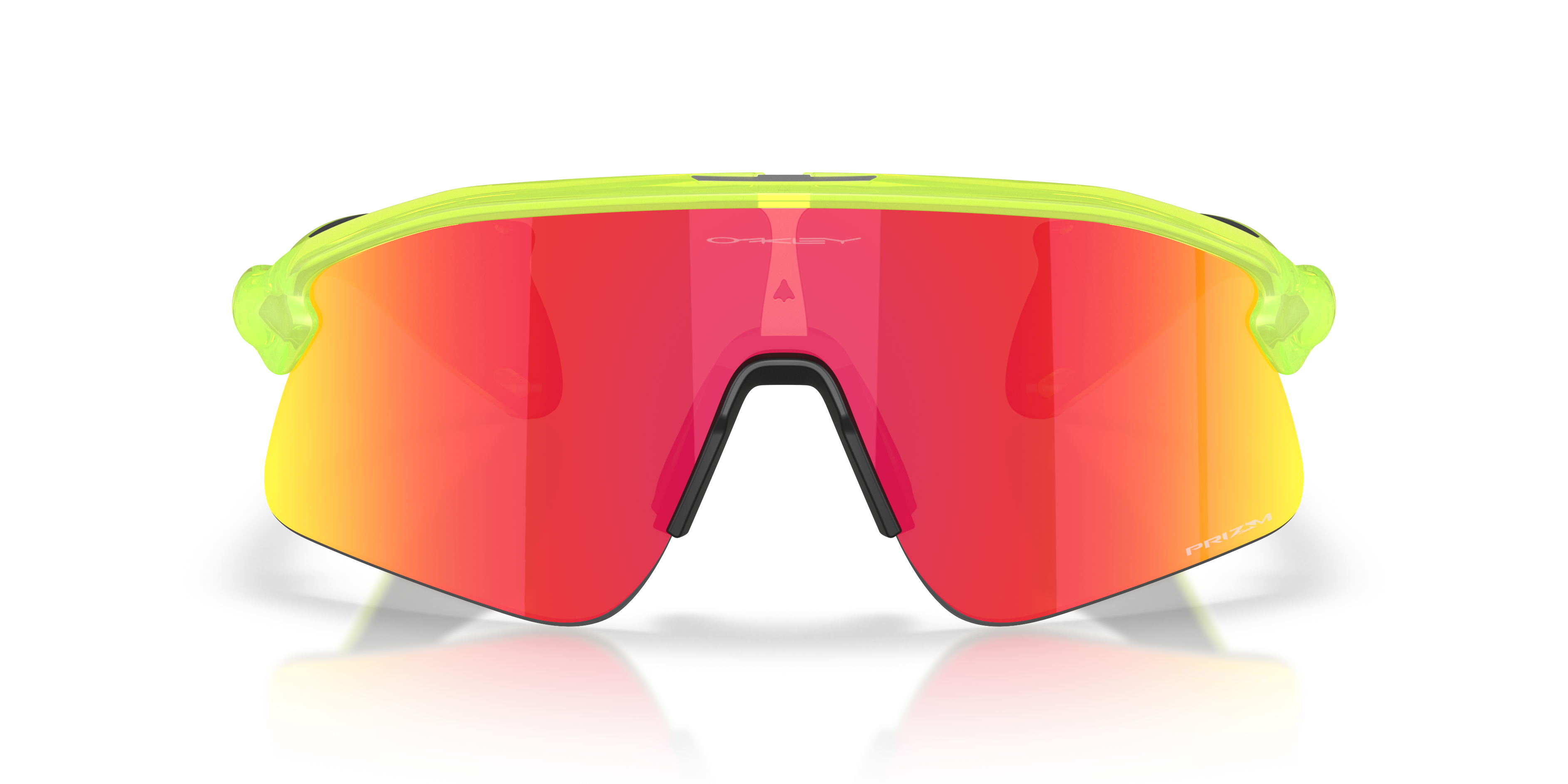 Oakley OO9517 Stunt Devil Unisex Rectangle Prizm Sunglasses - Matte Black Frame